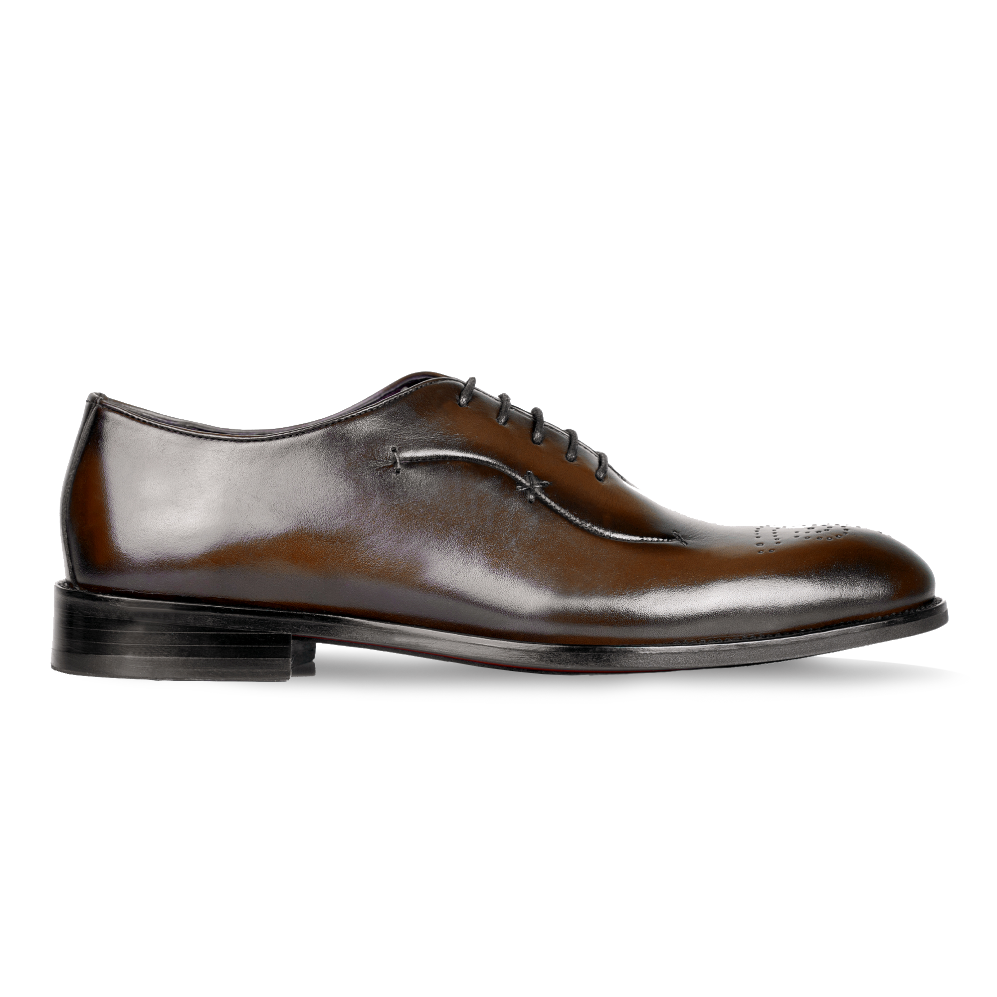 Pharrel: Richelieu Homme - Cuir Marron