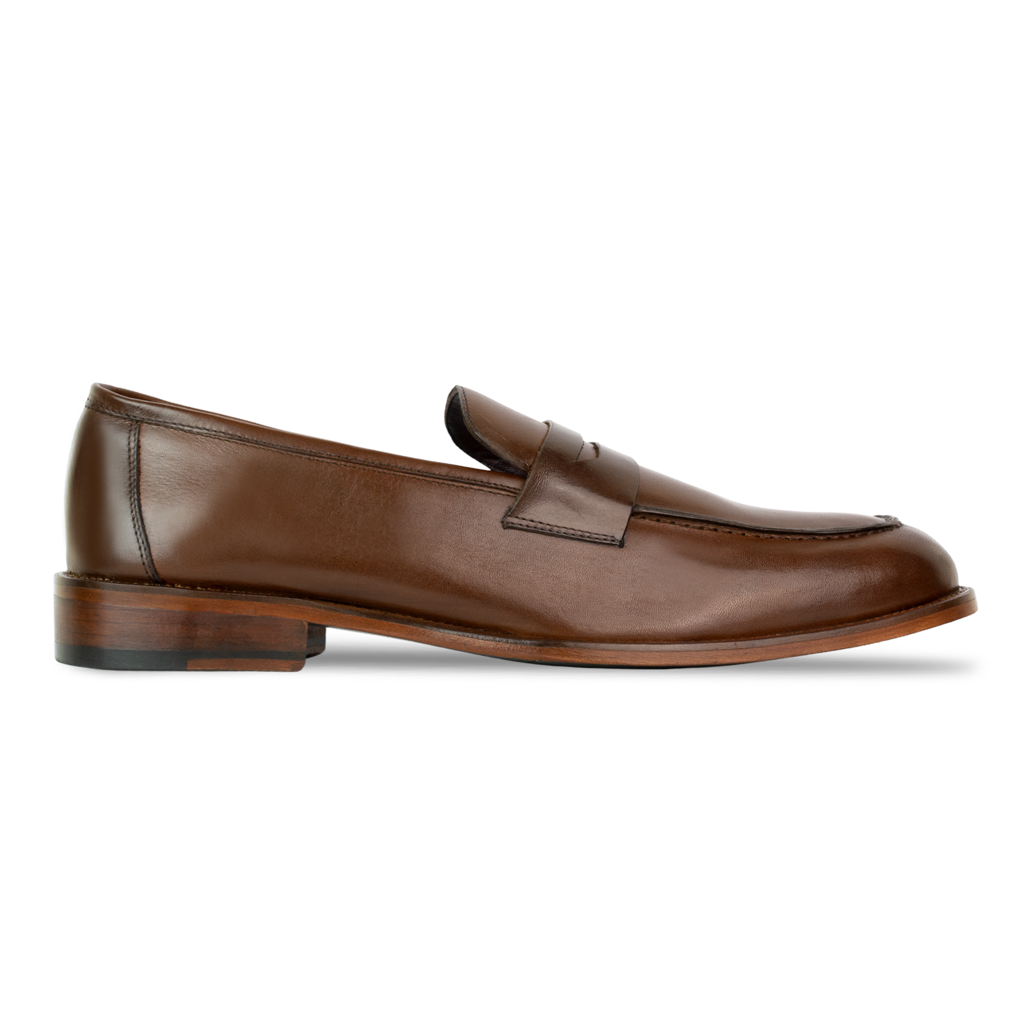 Andrew: Mocassin Homme - Cuir Marron
