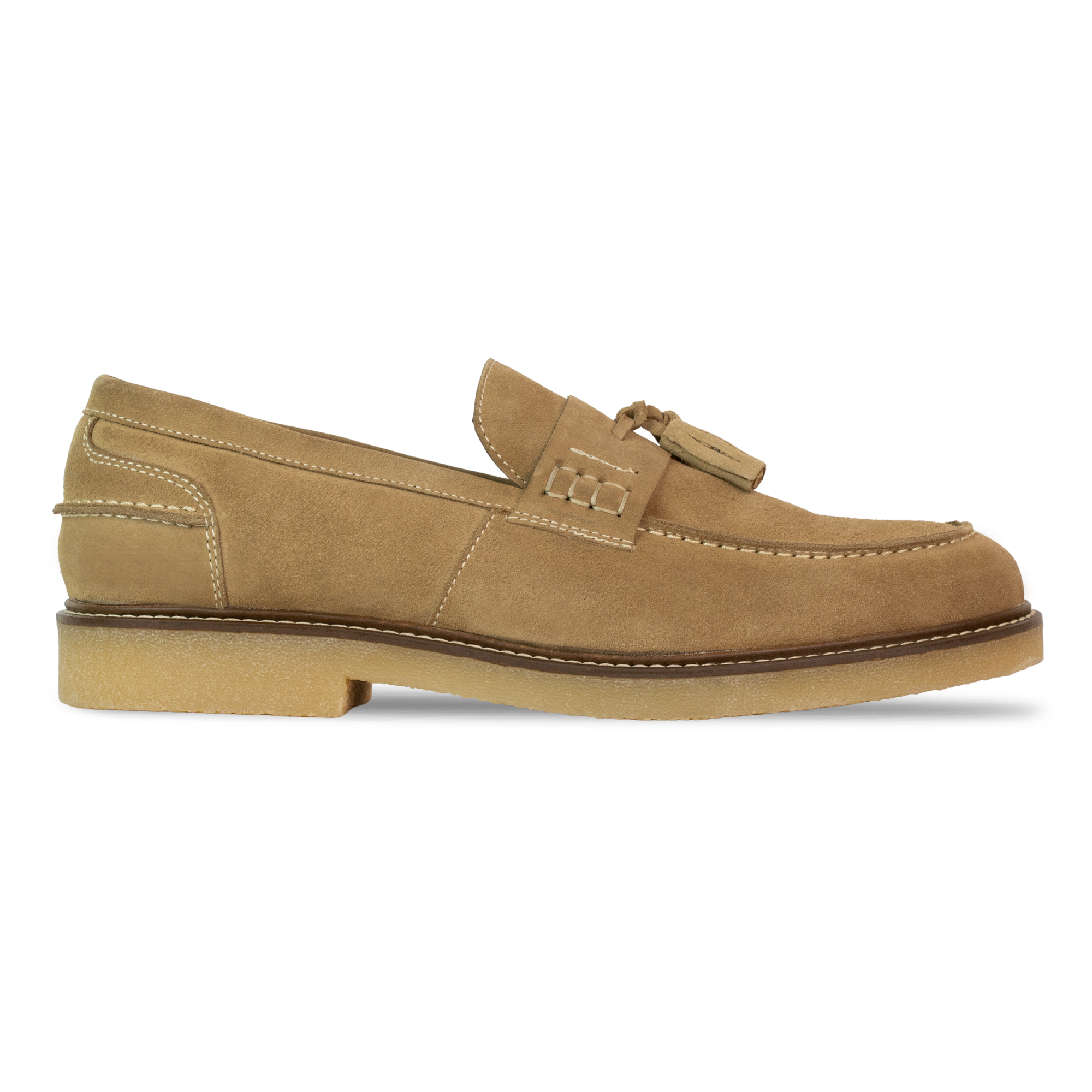 Cambridge: Mocassin Homme - Daim Beige