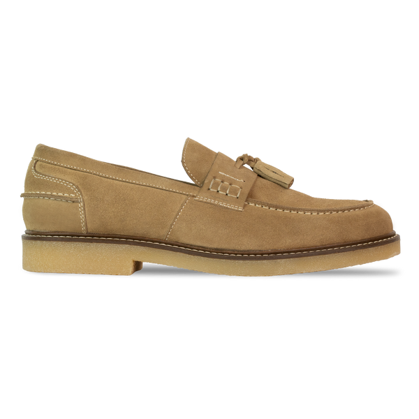 Cambridge: Mocassin Homme - Daim Beige
