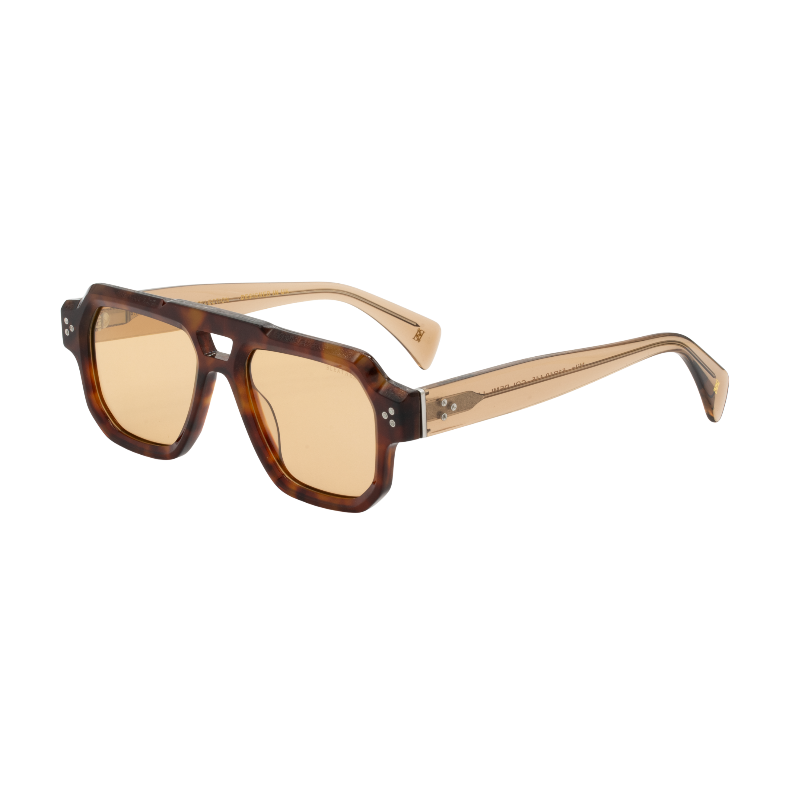 Milo: Lunettes de soleil de luxe Havane