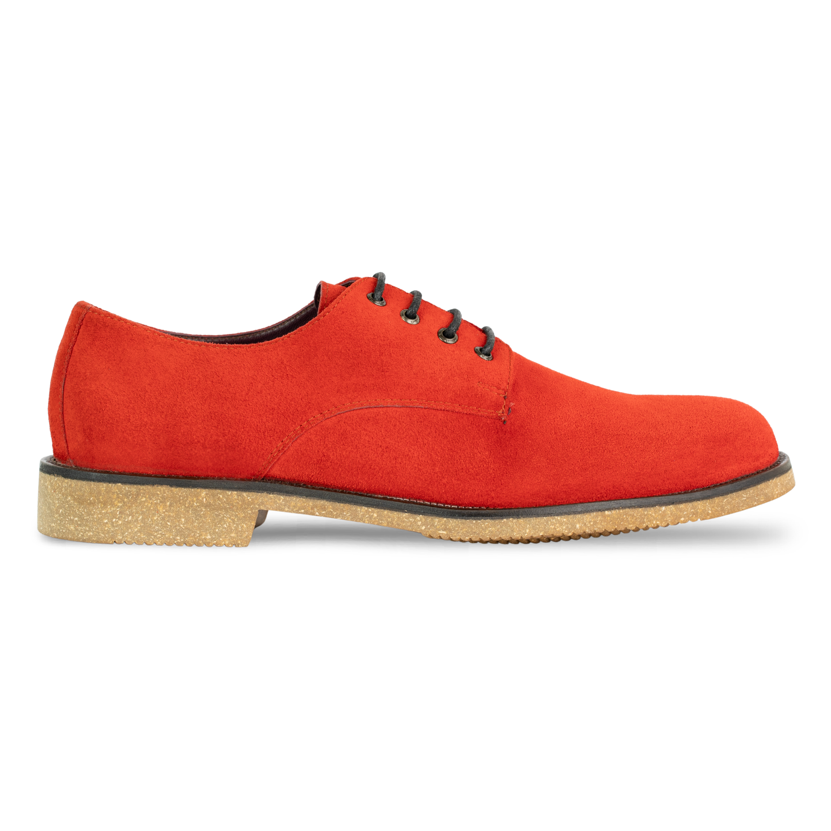 Clive: Derby Homme - Daim Rouge