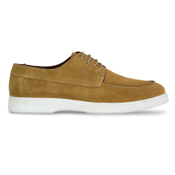 Chester: Derby Homme - Daim Tabac