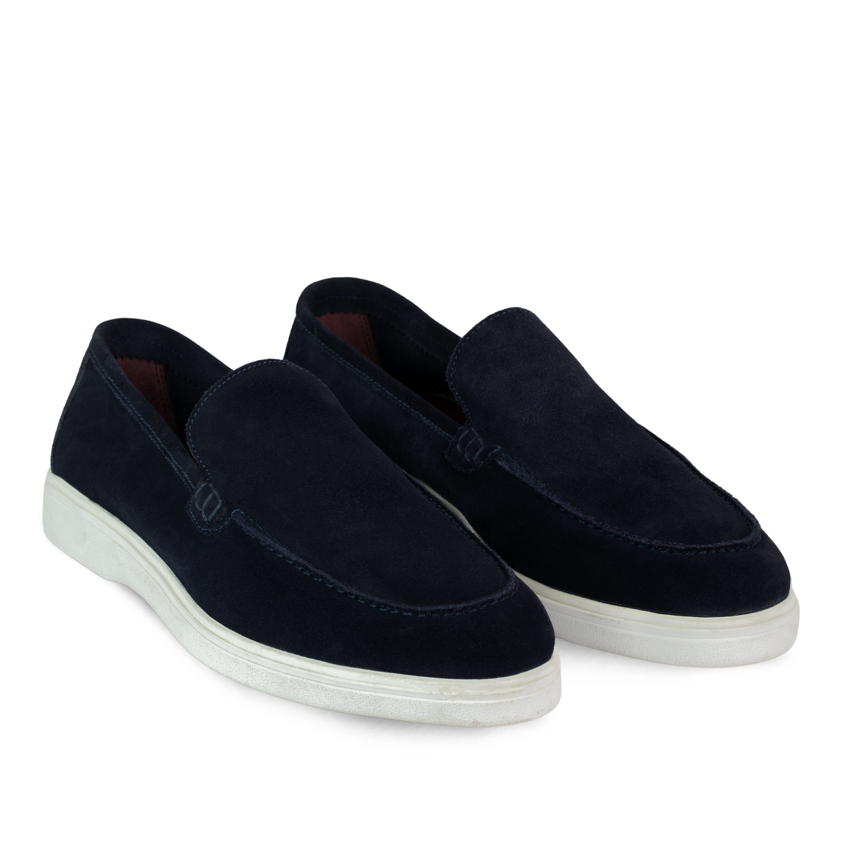 Preston : Mocassin Homme - Daim Bleu