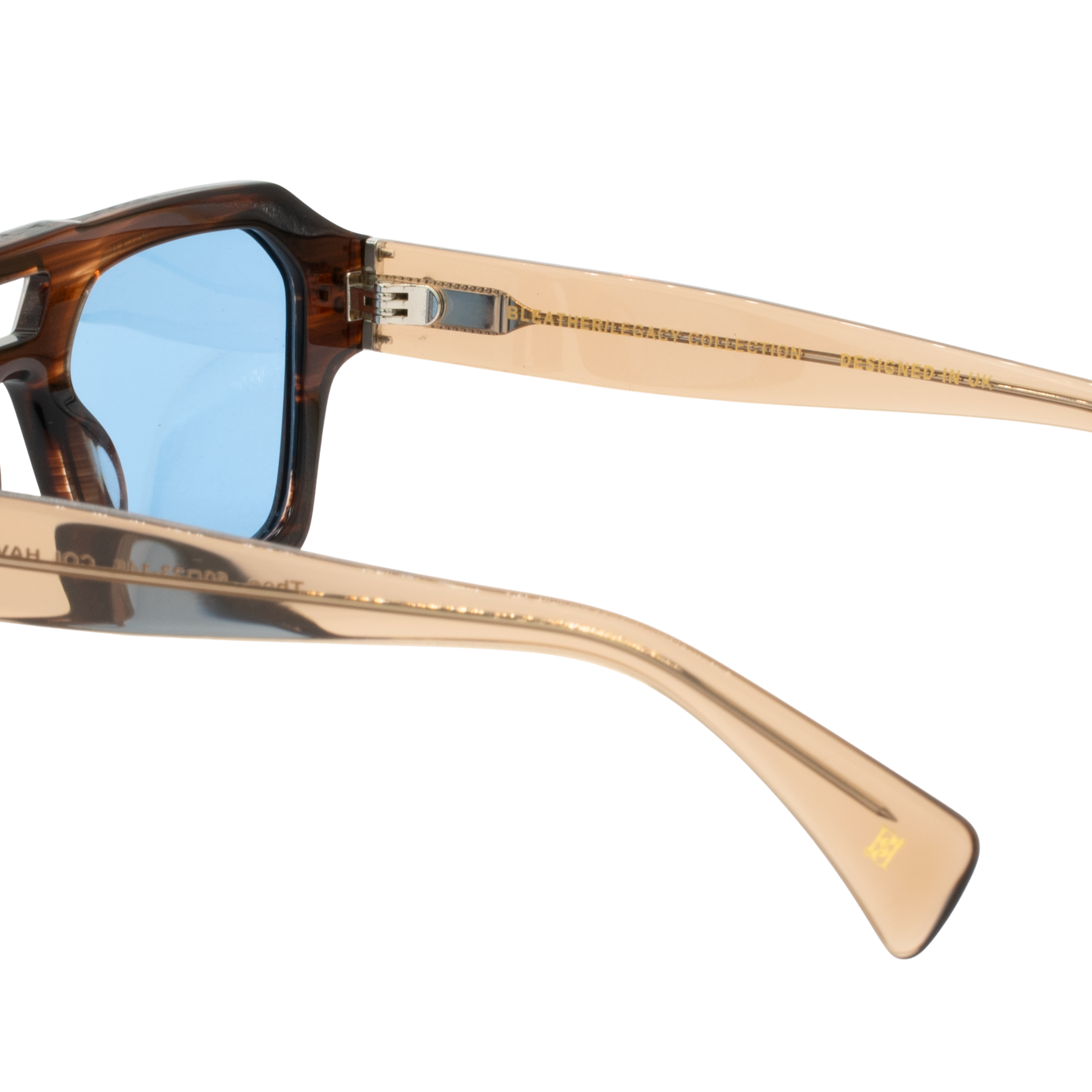 Theo: Lunettes de soleil de luxe Havane
