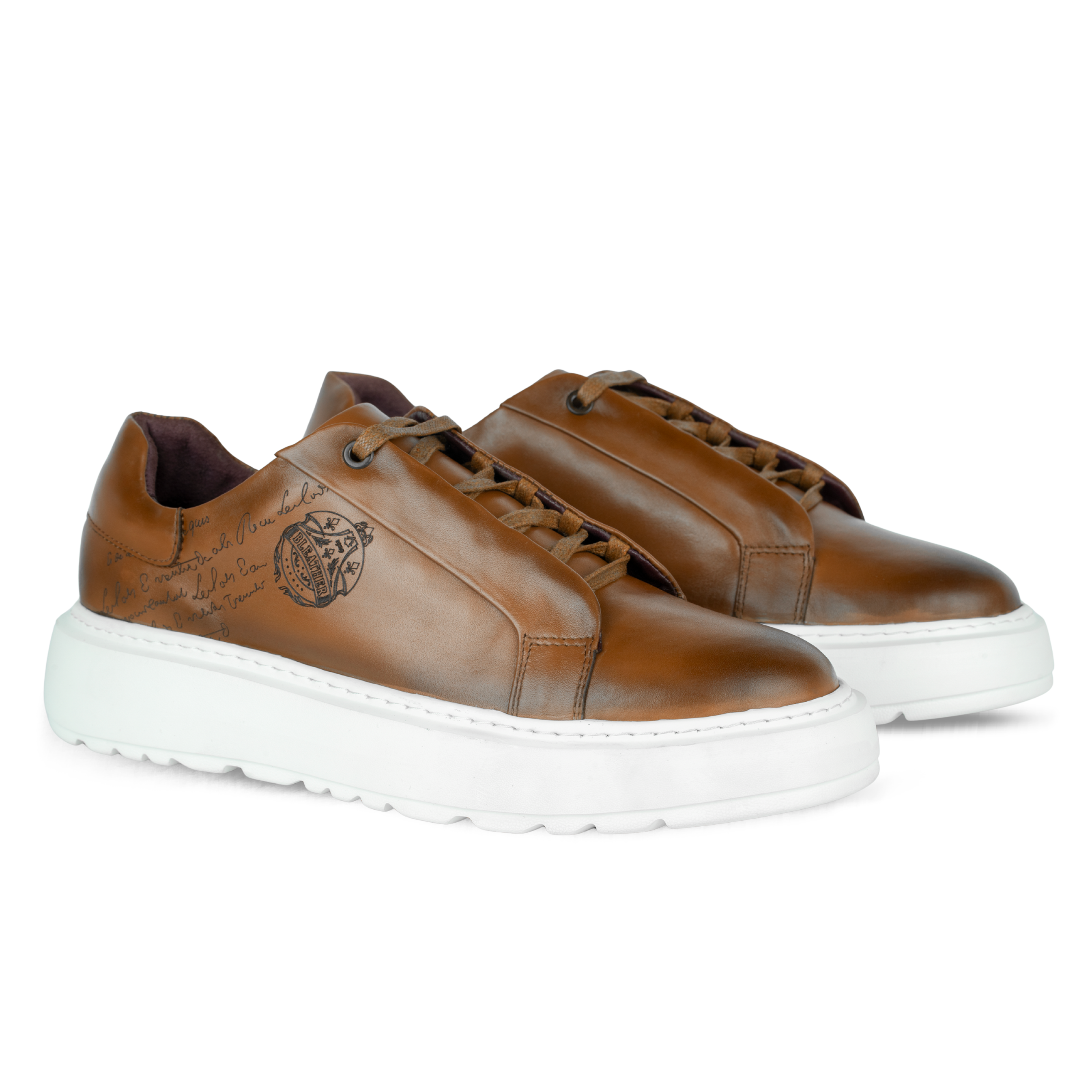 Lord : Sneakers Homme - Cuir Cognac