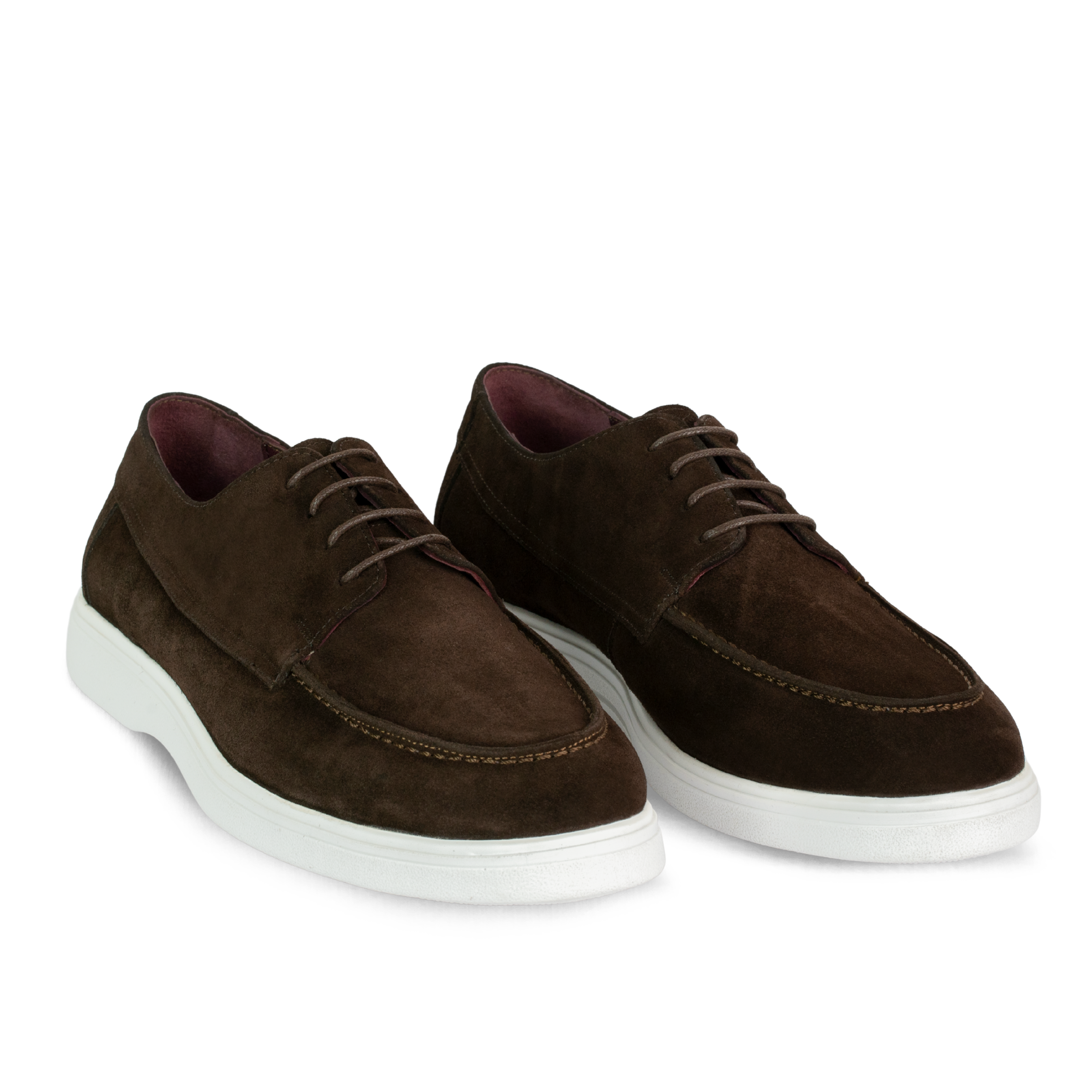 Chester: Derby Homme - Daim Marron