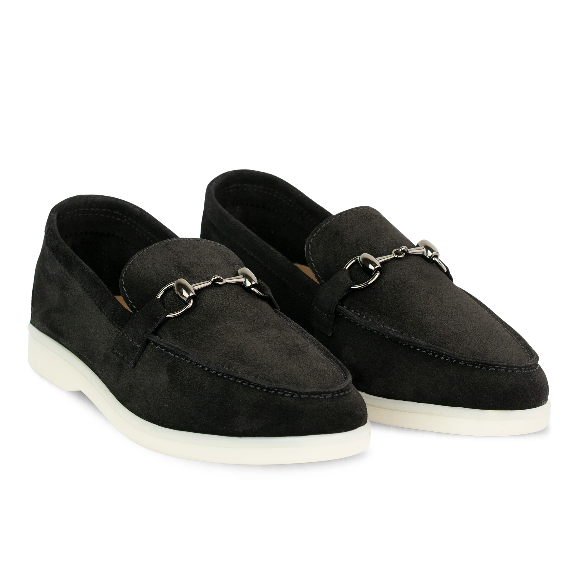 Mila: mocassin Femmes - Daim Noir