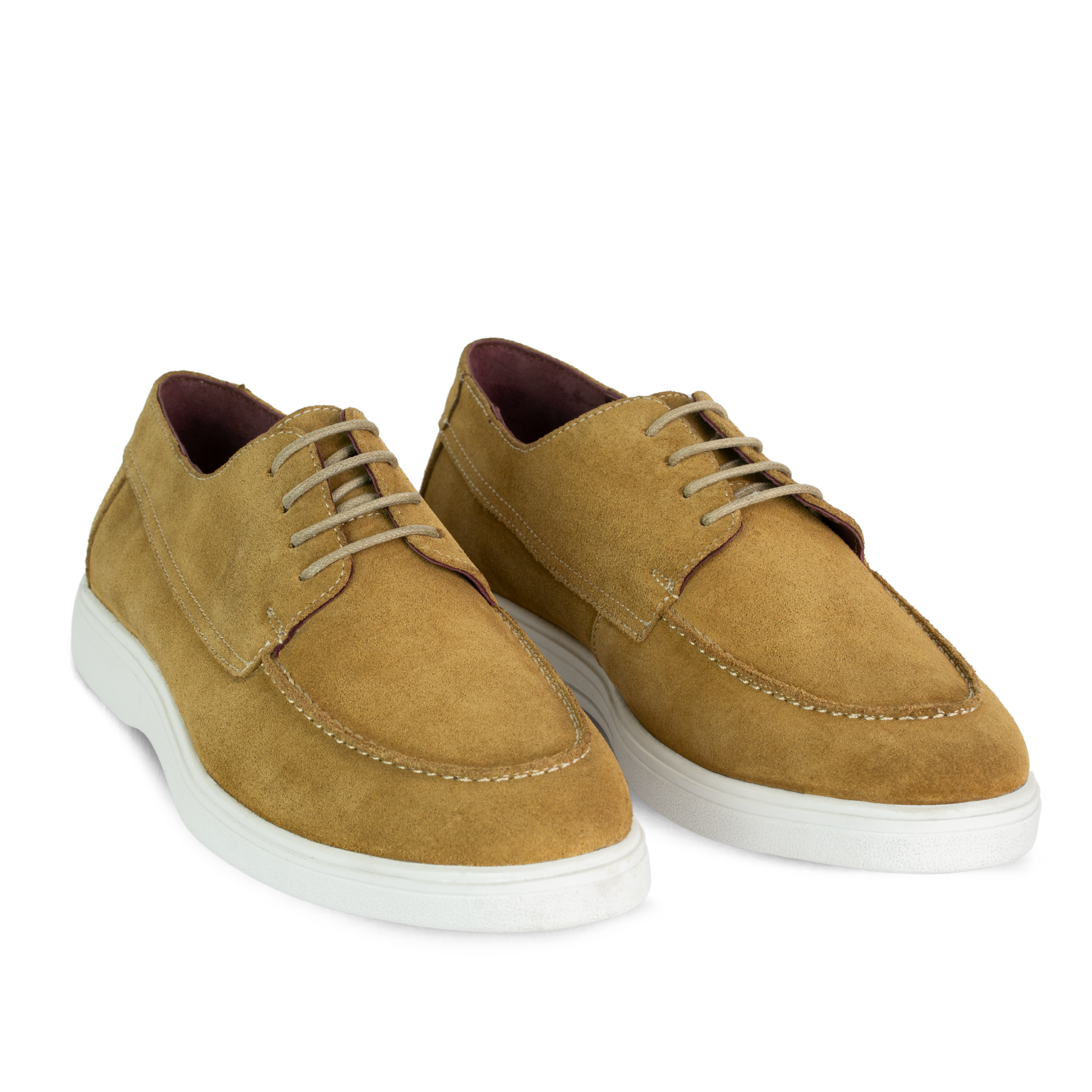 Chester: Derby Homme - Daim Tabac