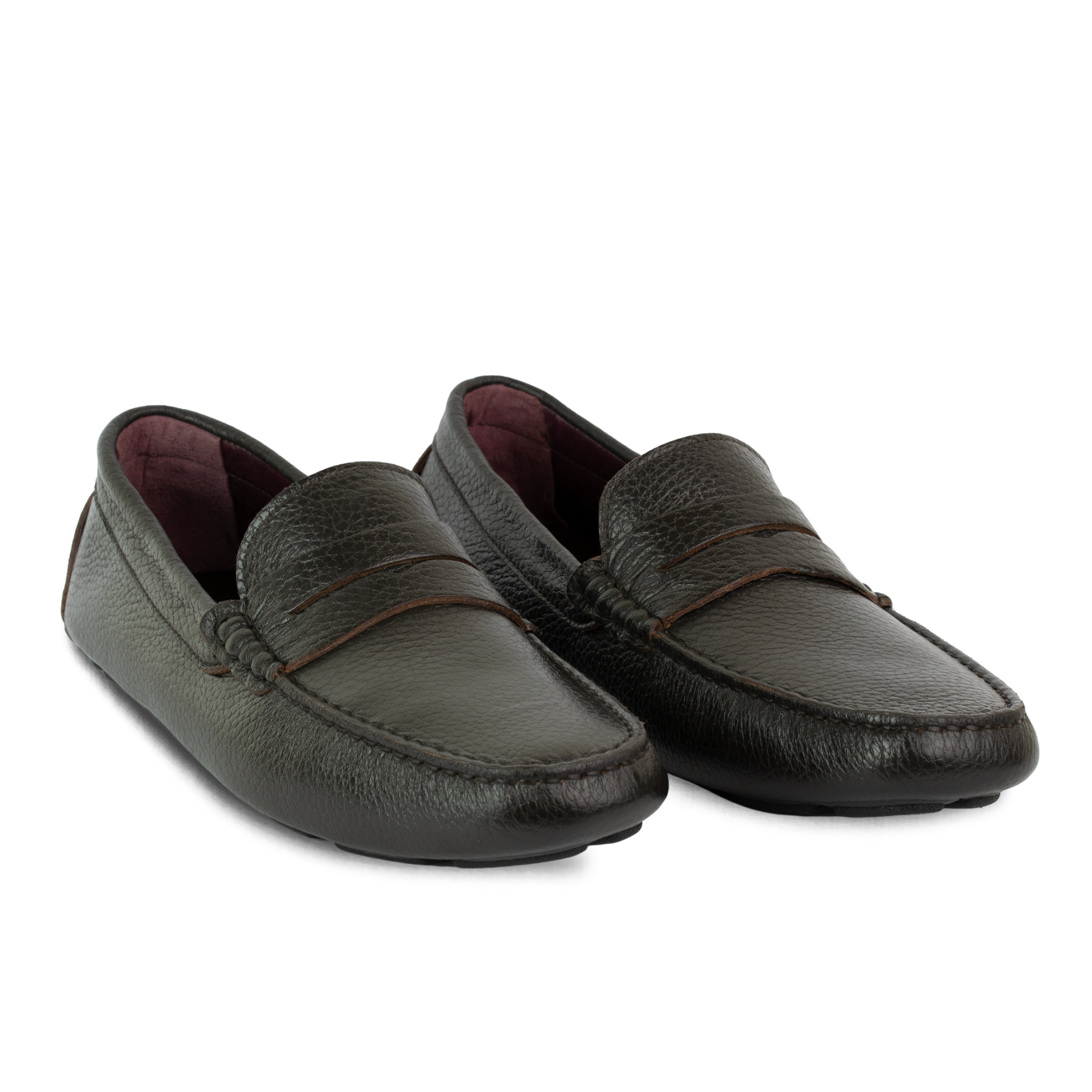 Harvey : Mocassin Homme - Cuir Marron