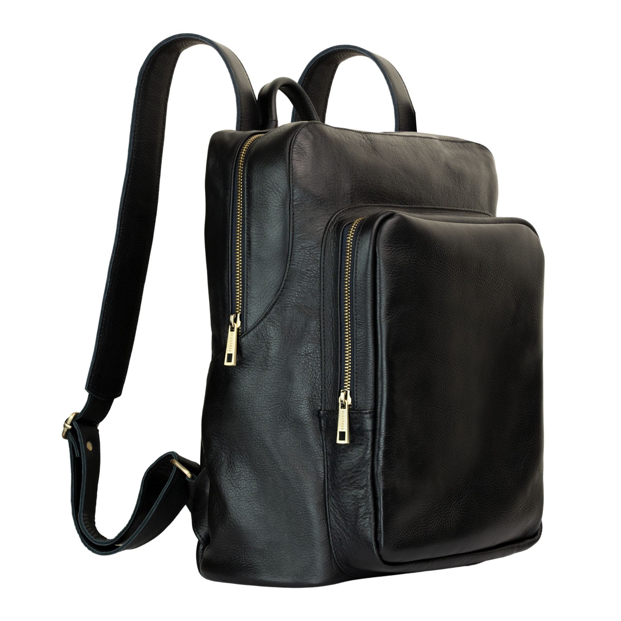 Atlas: Sac à dos - Cuir Noir