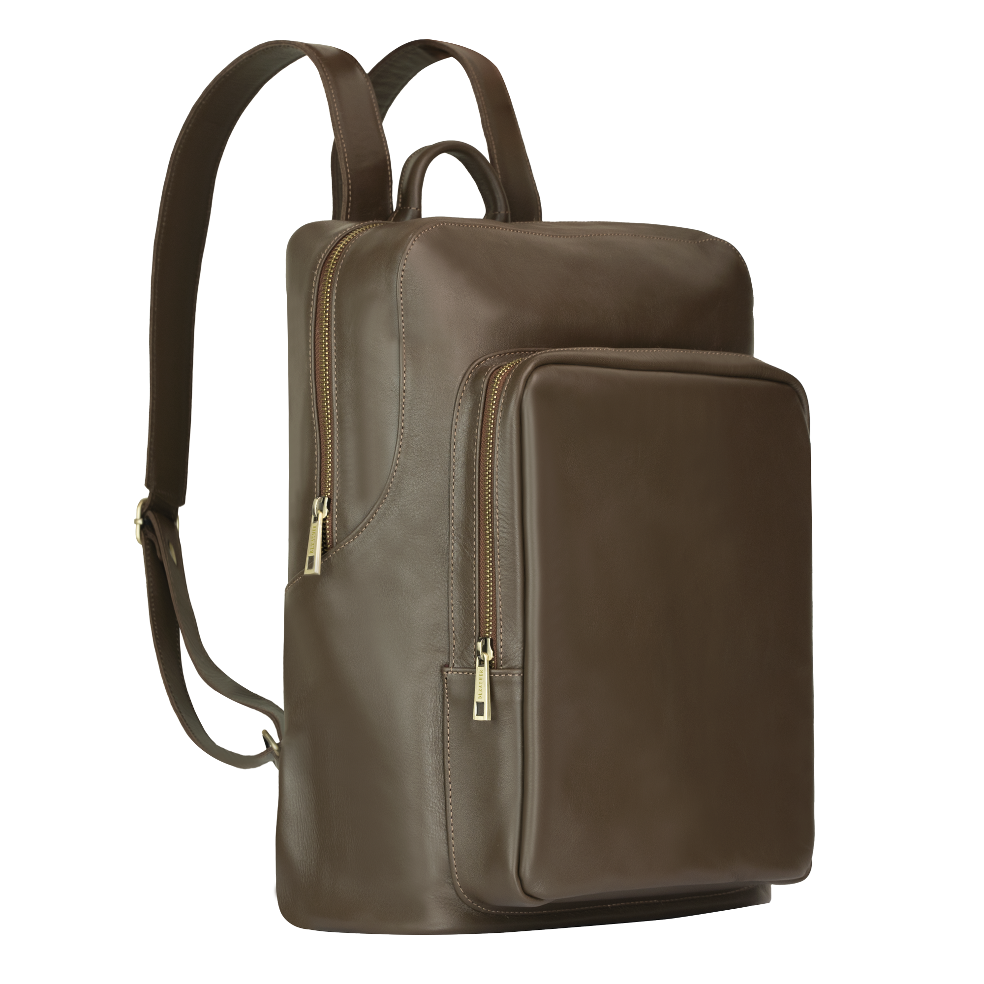 Atlas: Sac à dos - Cuir Marron