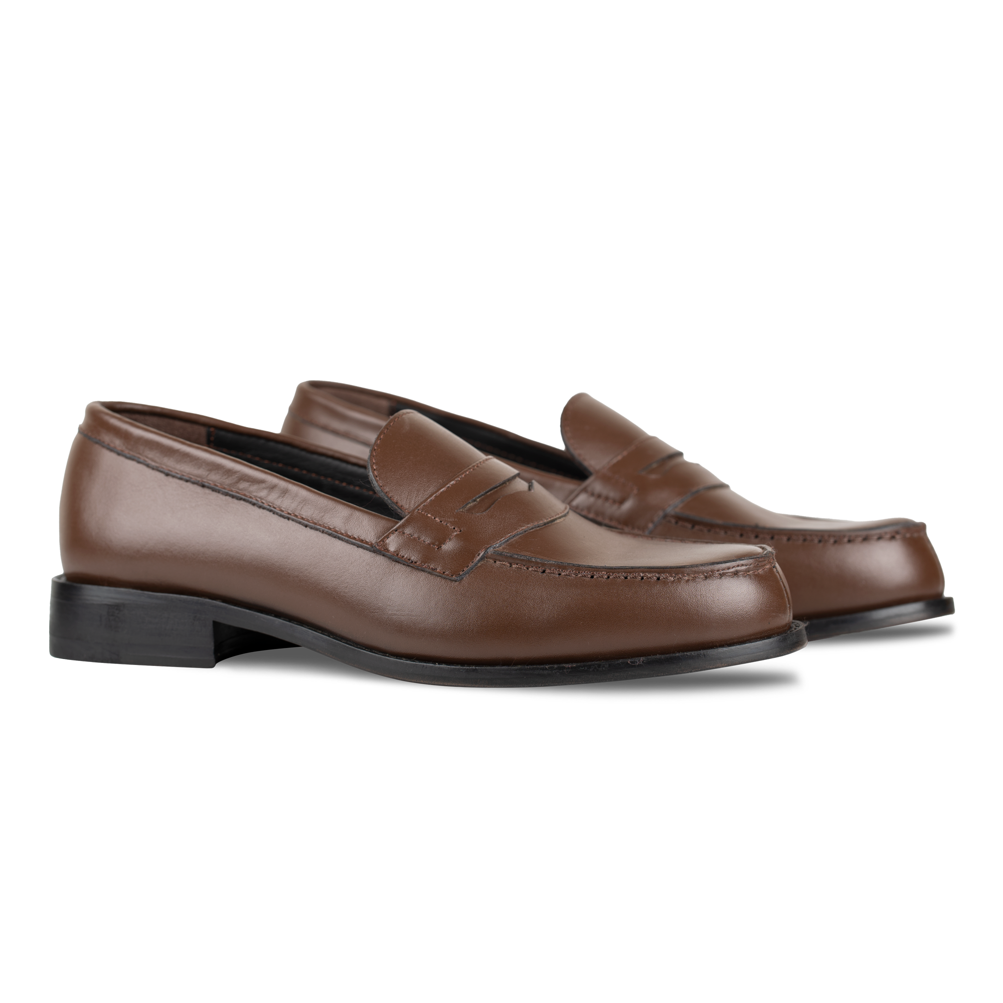 Beverley: Mocassin Homme - Cuir Marron