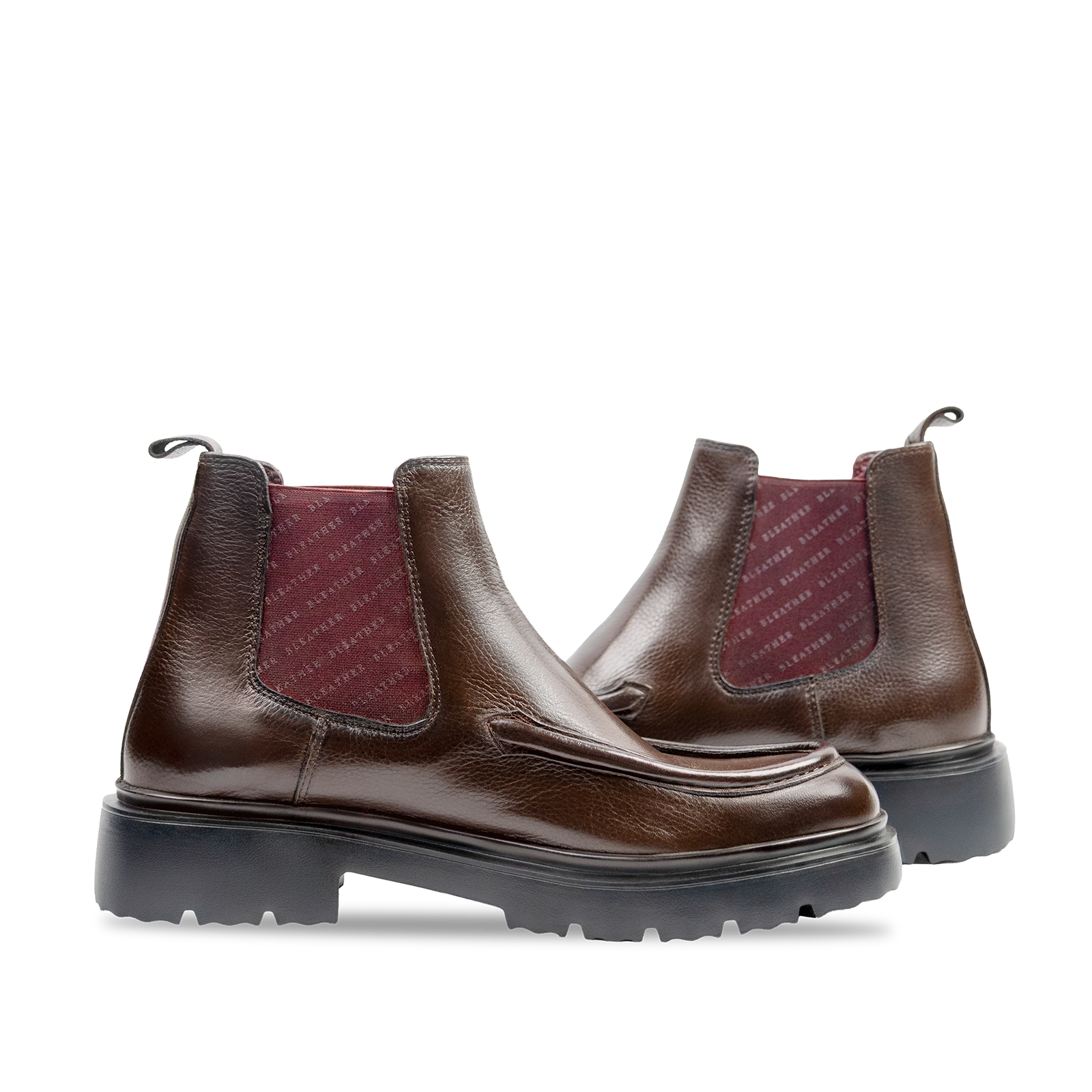 Spencer: Chelsea Boots Homme - Cuir Marron
