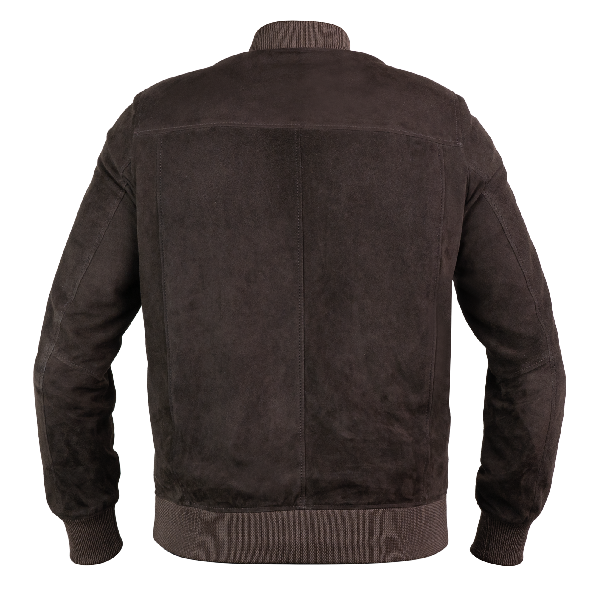 Bomber: Jacket Homme - Daim Marron