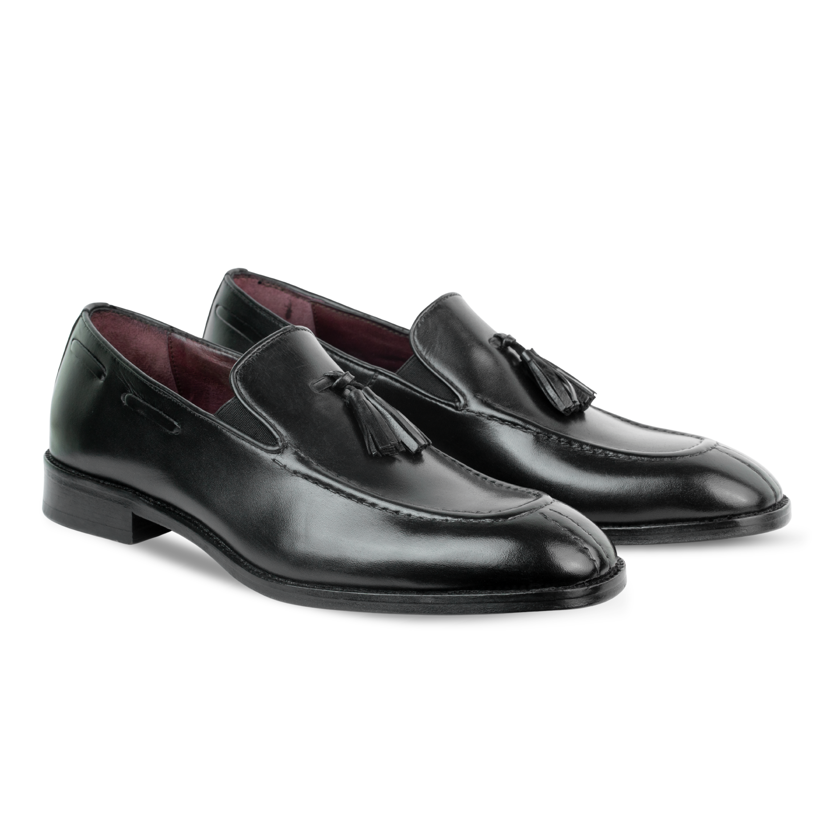 Reign: Mocassin Homme - Cuir Noir