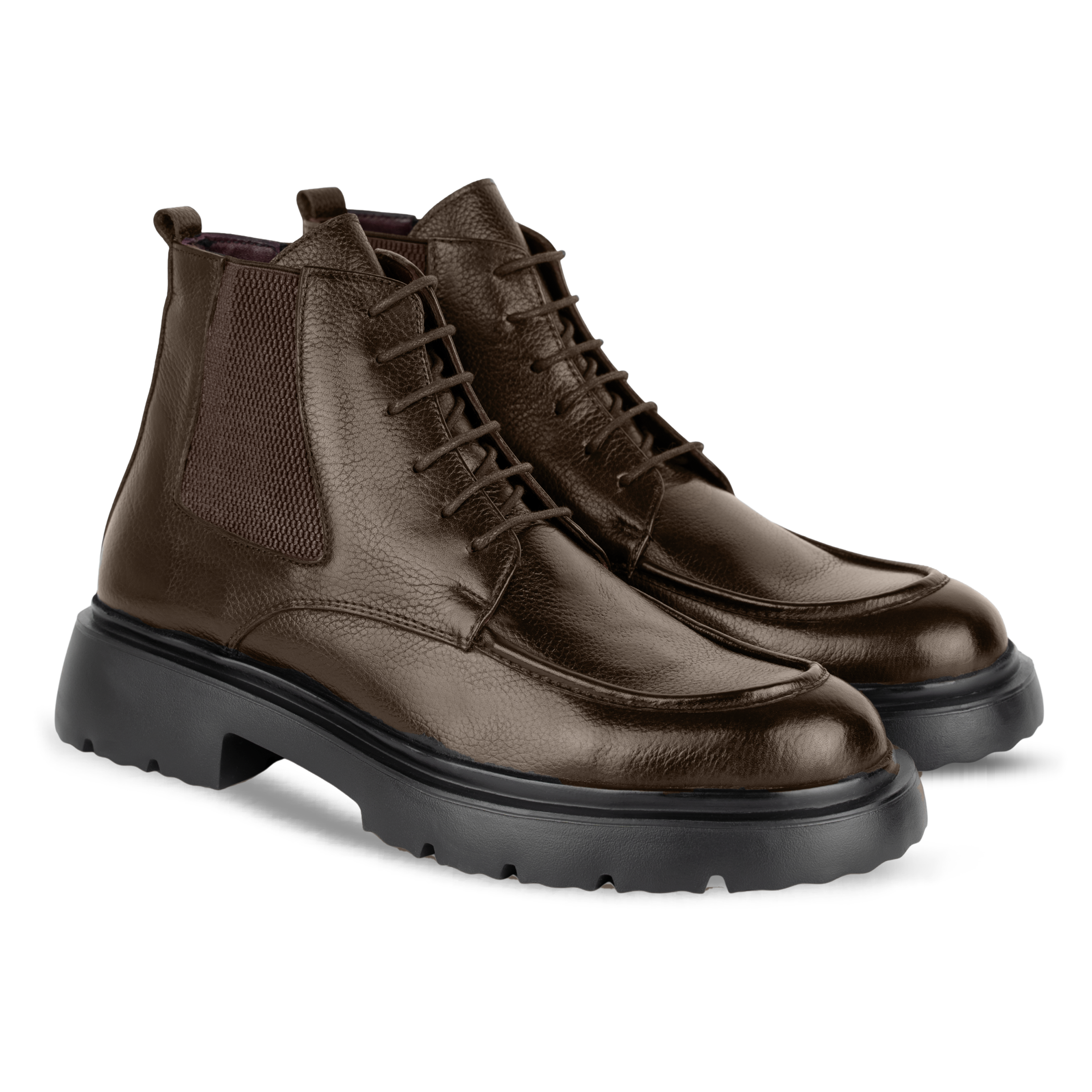 Owen: Bottes Homme - Cuir Marron