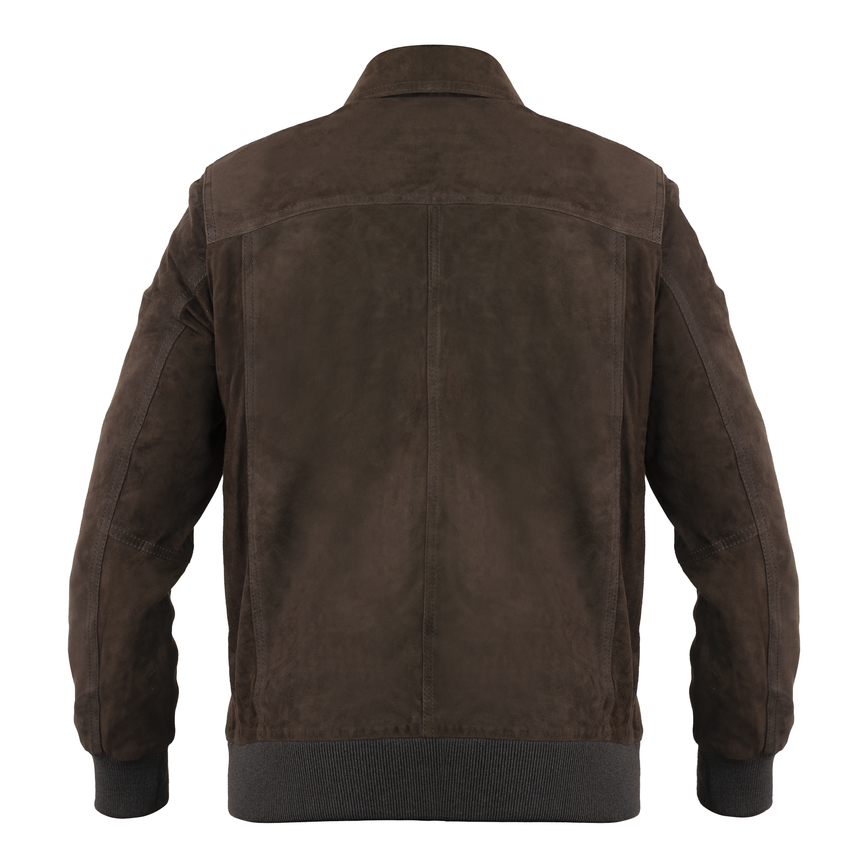 Belmont: Jacket Homme - Daim Marron