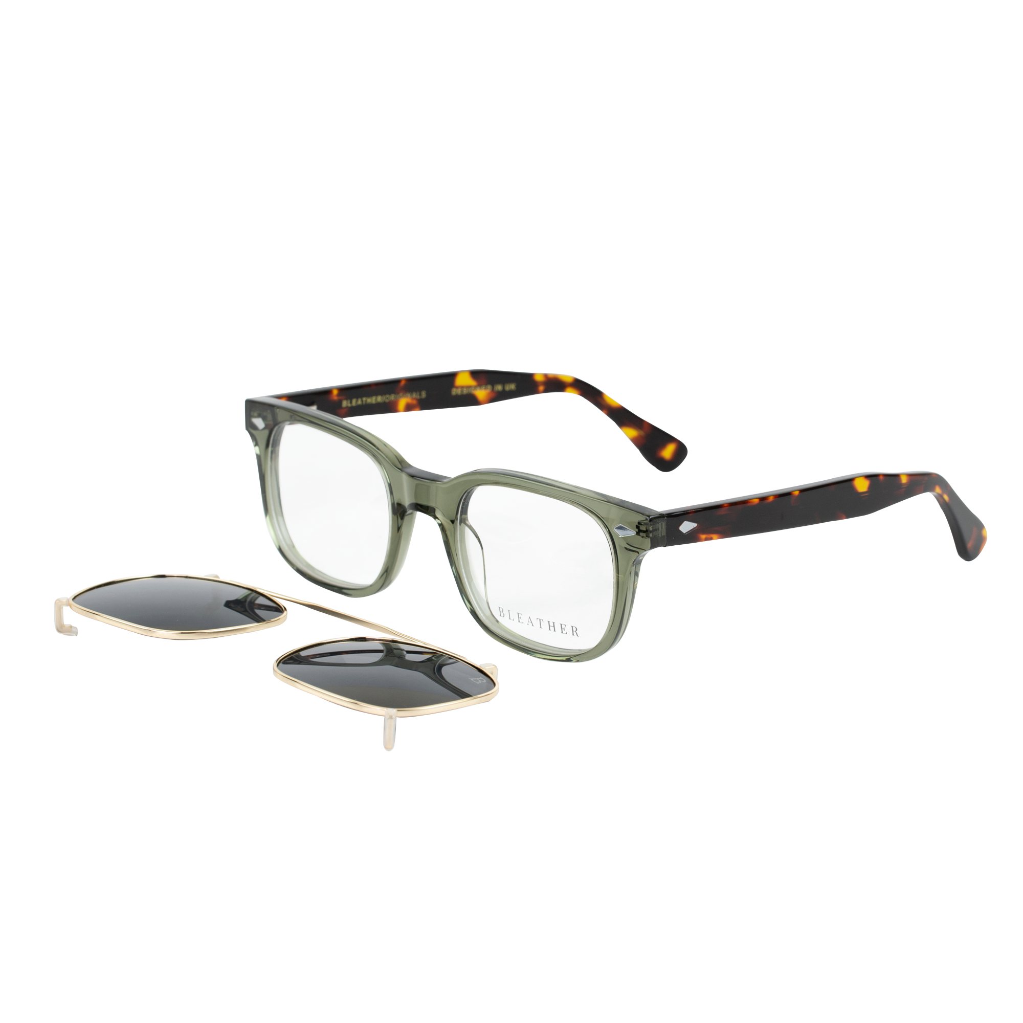 Shield: Lunettes à clips de luxe