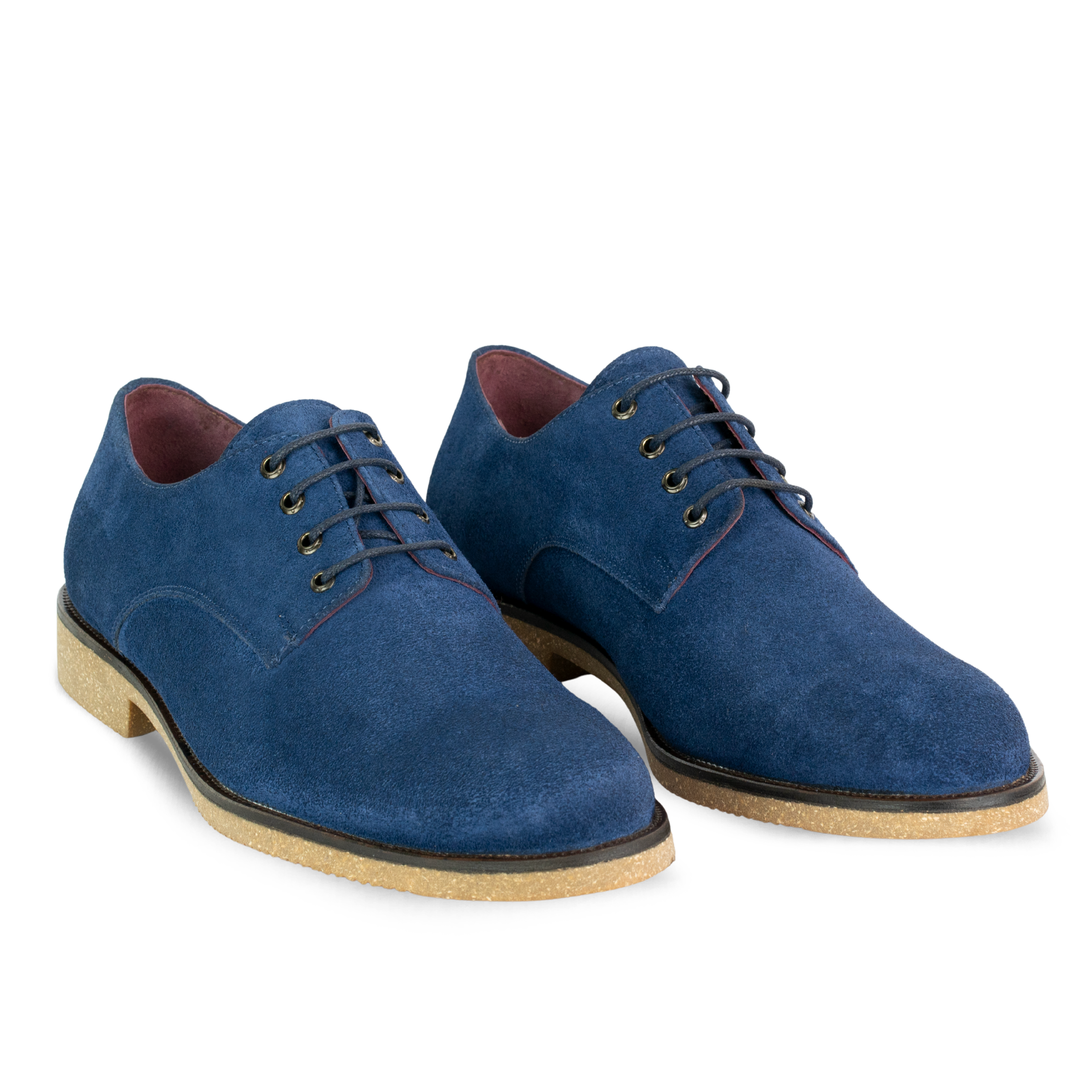 Clive: Derby Homme - Daim Bleu