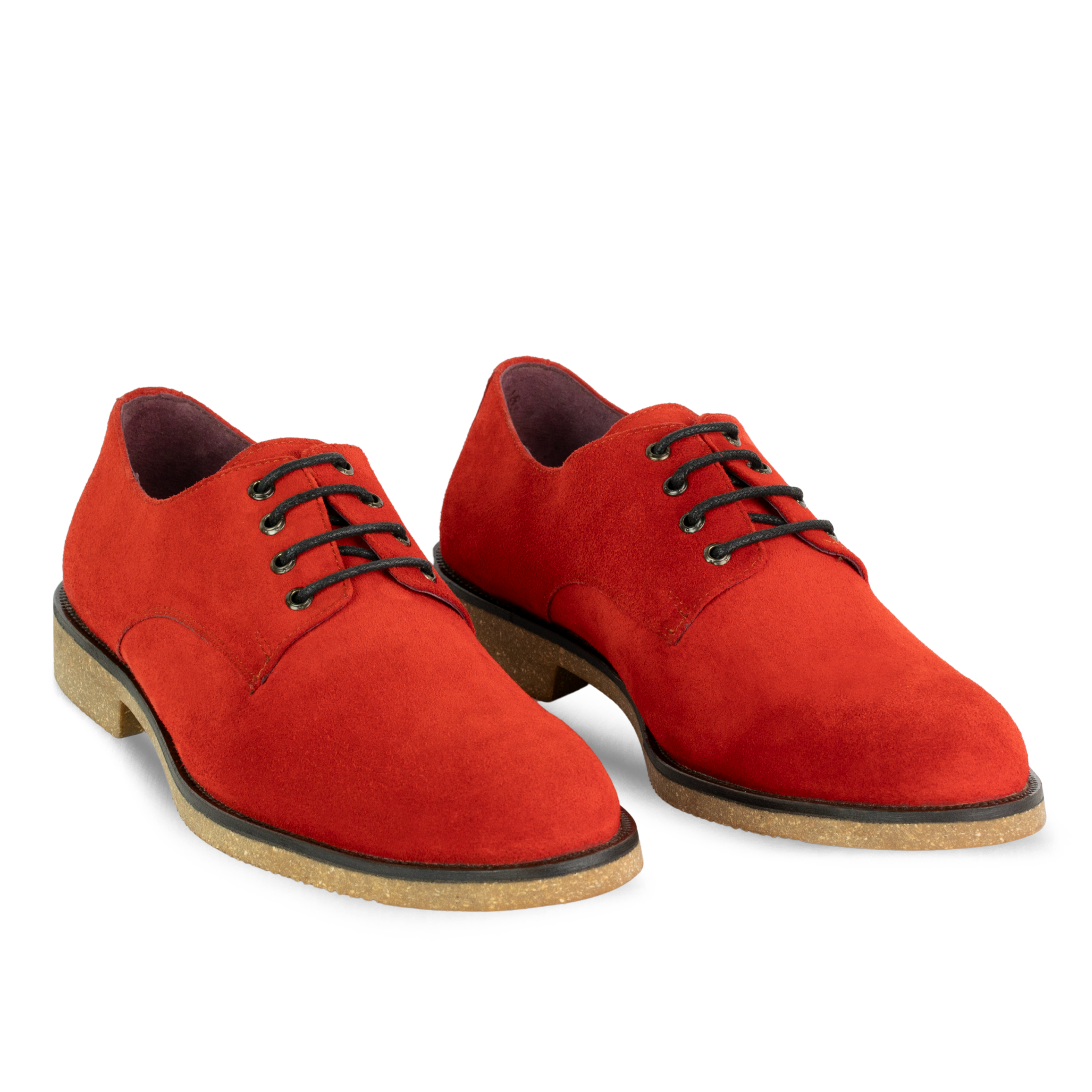 Clive: Derby Homme - Daim Rouge