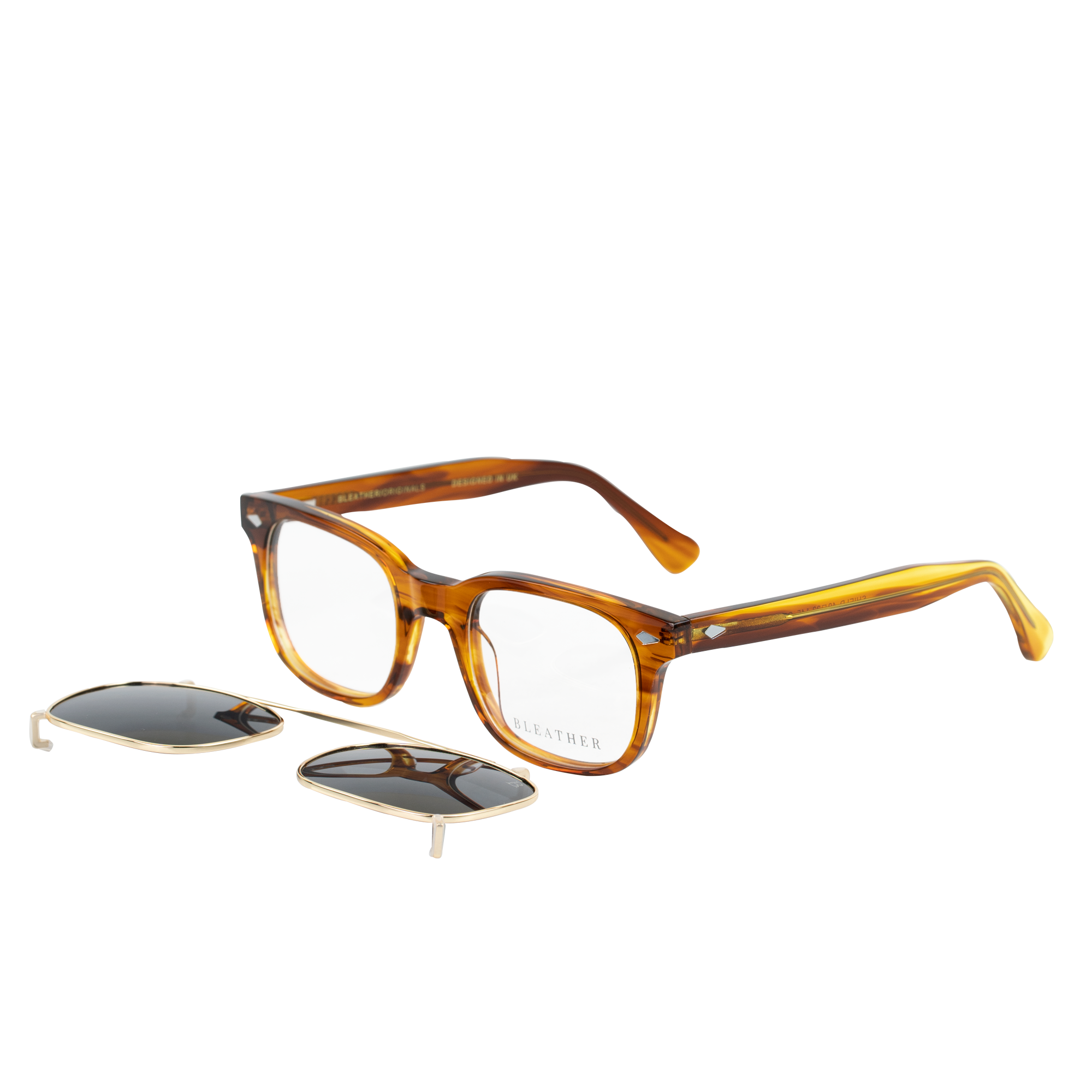 Shield: Lunettes à clips de luxe