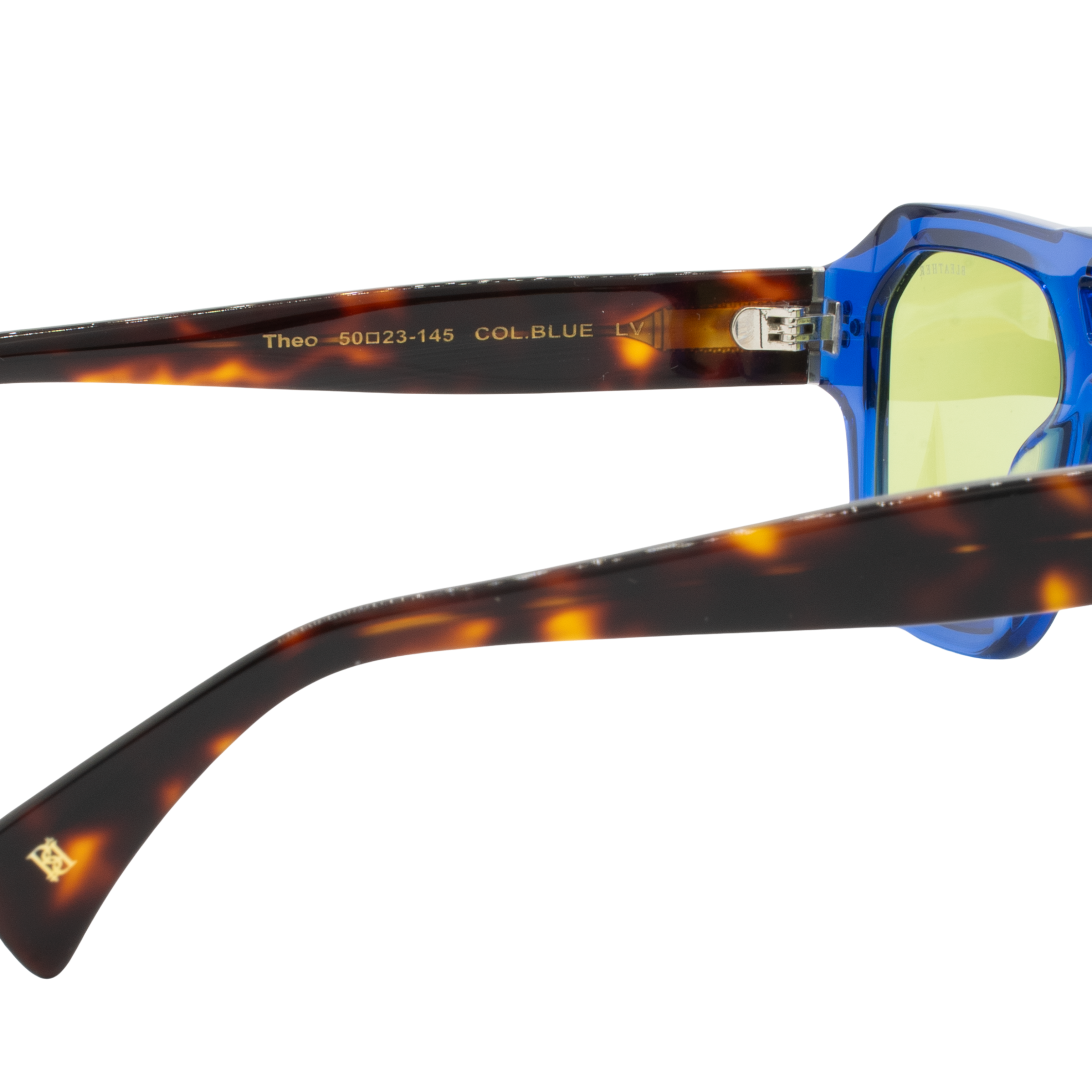 Theo: Lunettes de soleil de luxe Bleu