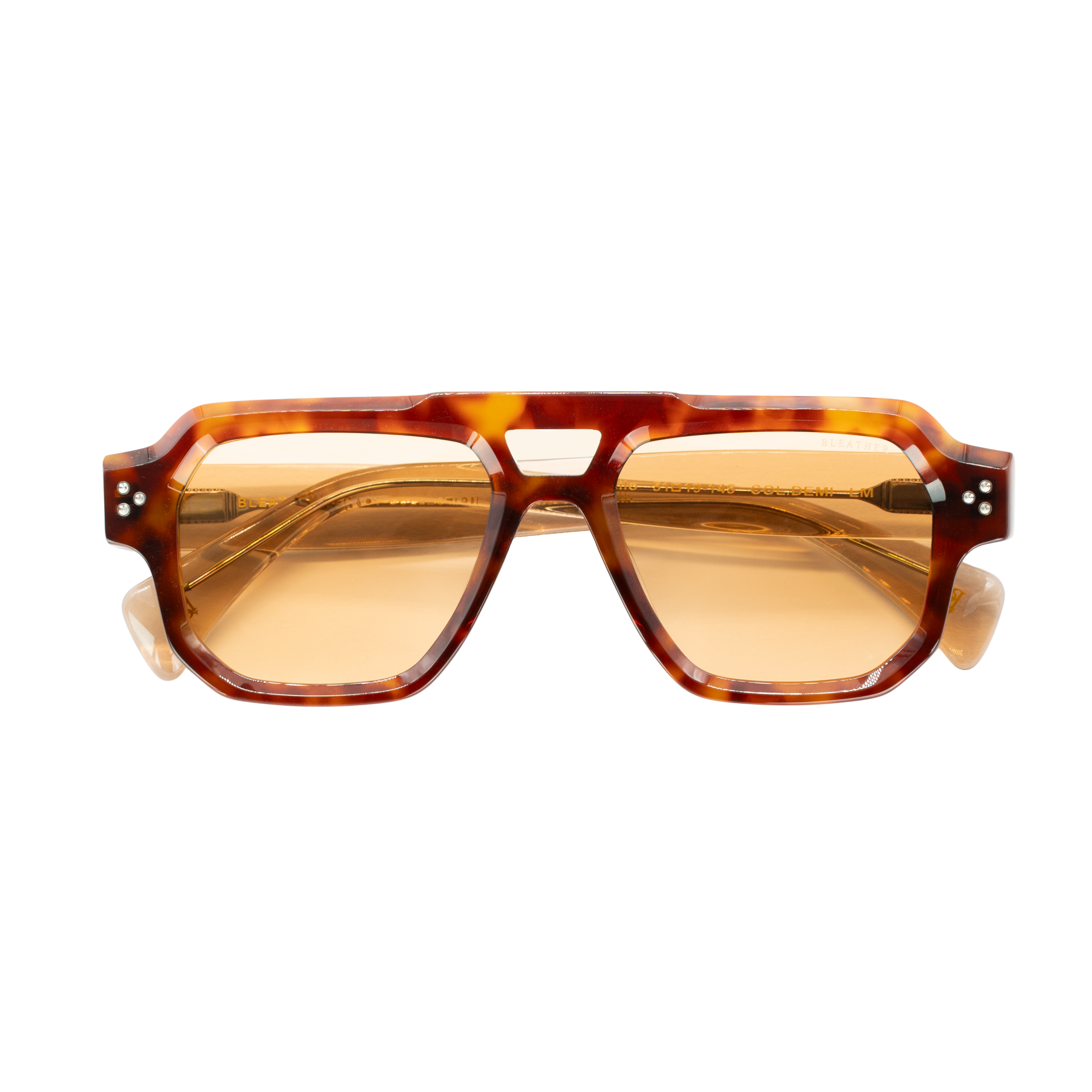 Milo: Lunettes de soleil de luxe Havane