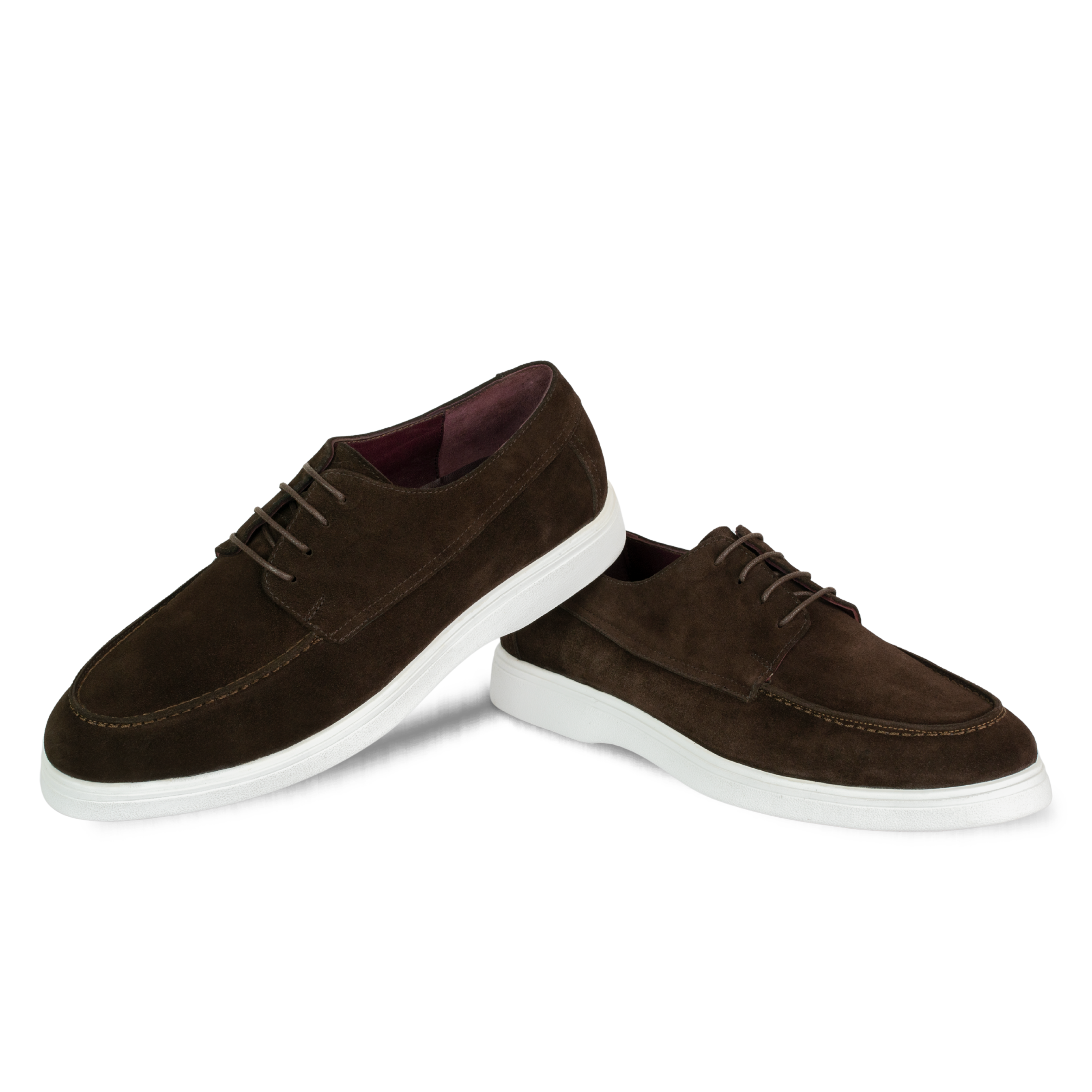 Chester: Derby Homme - Daim Marron