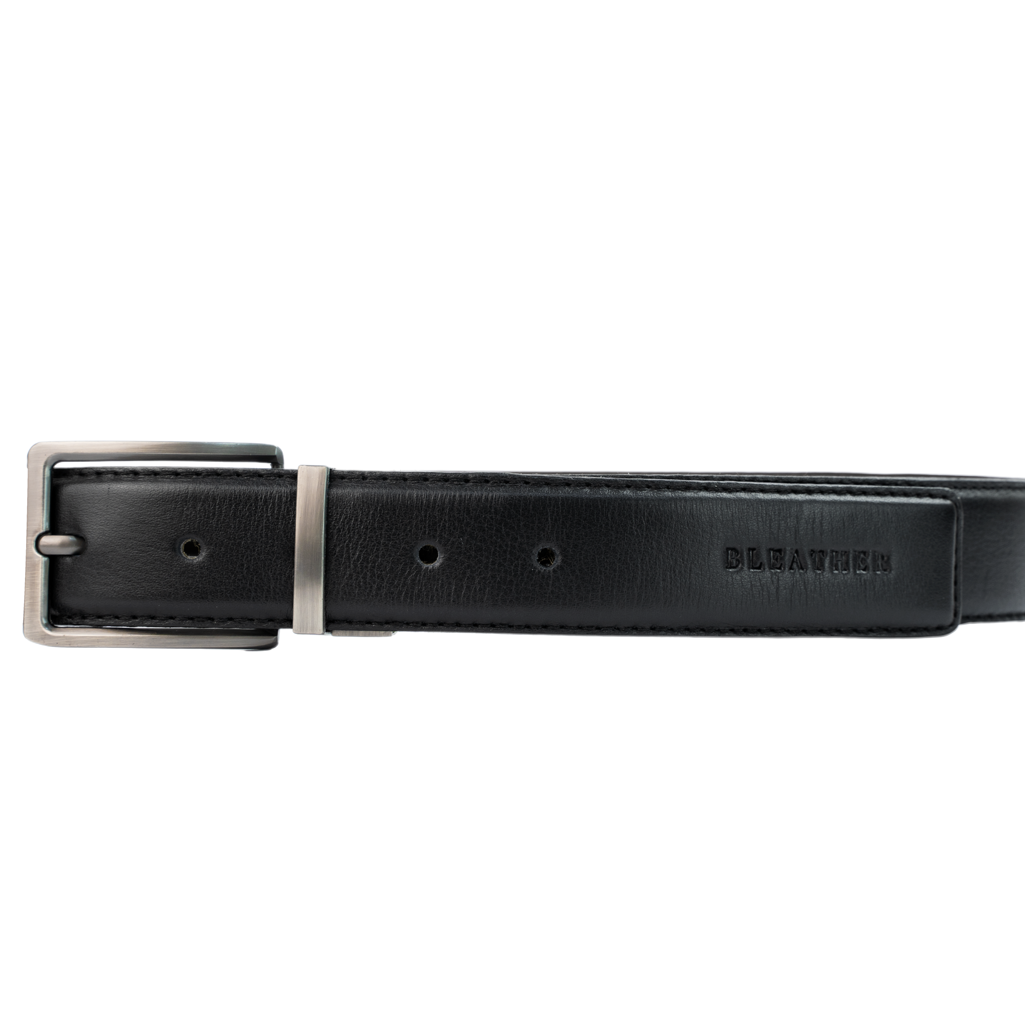 Ceinture: C80 double face Noir/Bleu