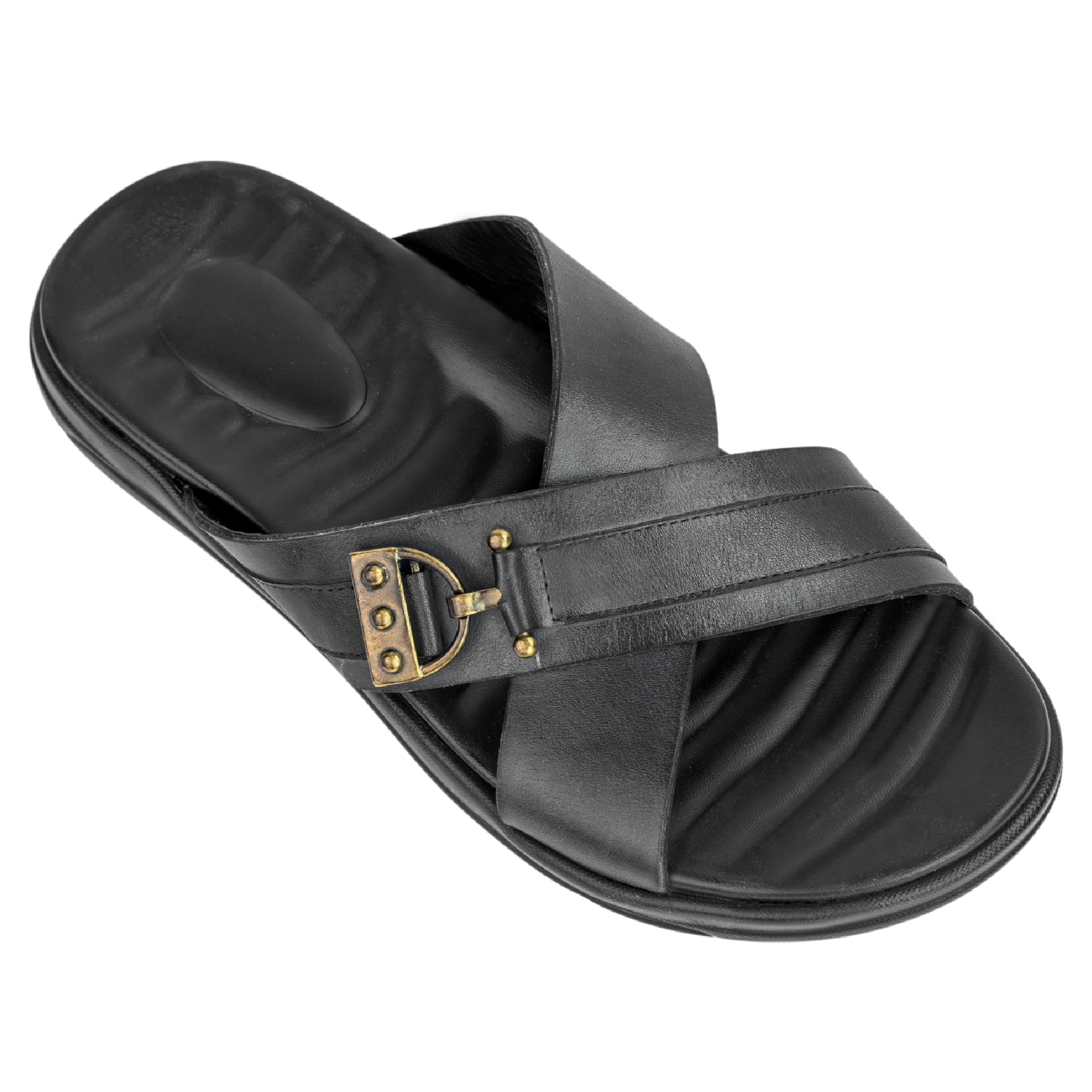 Oasis: Sandales Homme - Cuir Bordeaux