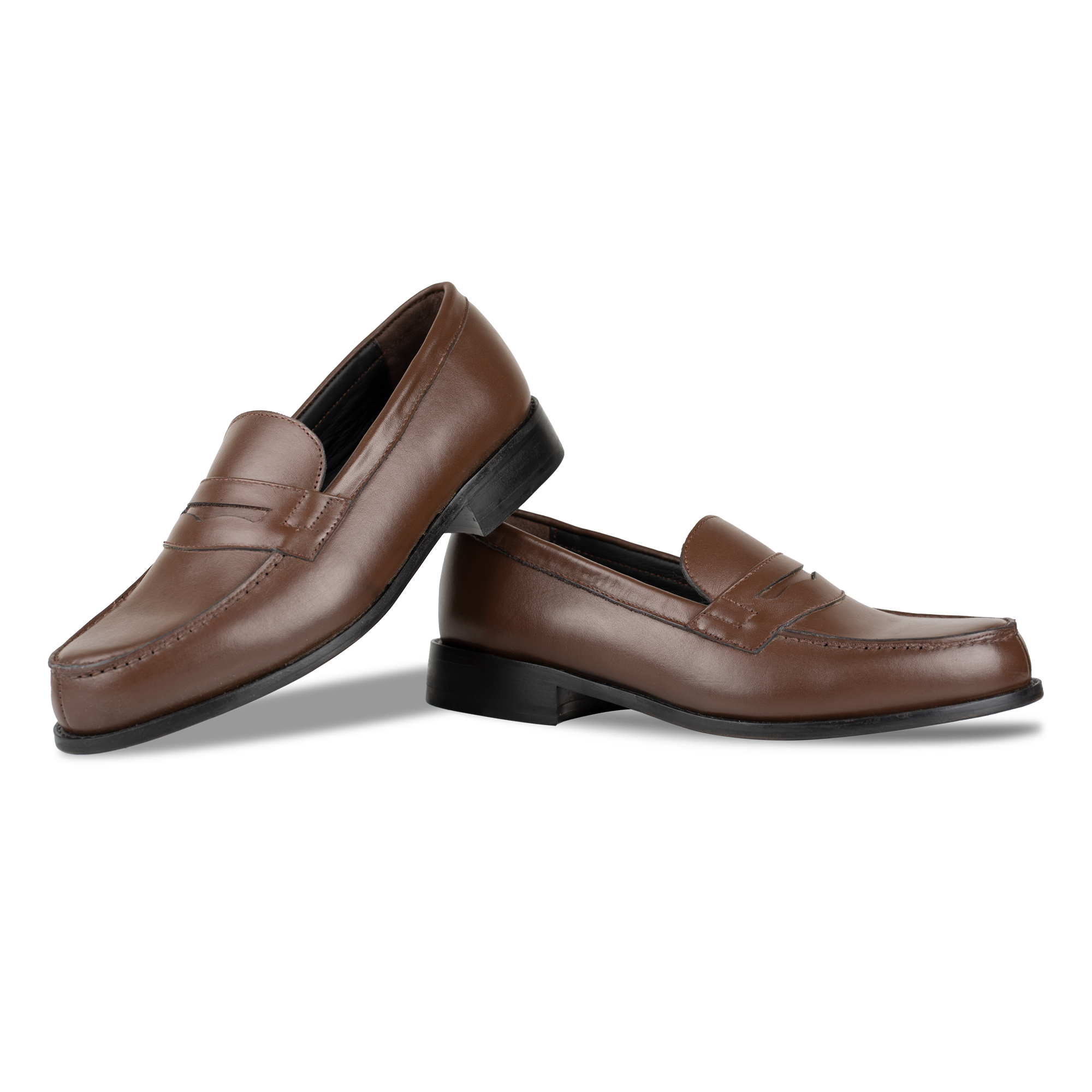 Beverley: Mocassin Homme - Cuir Marron