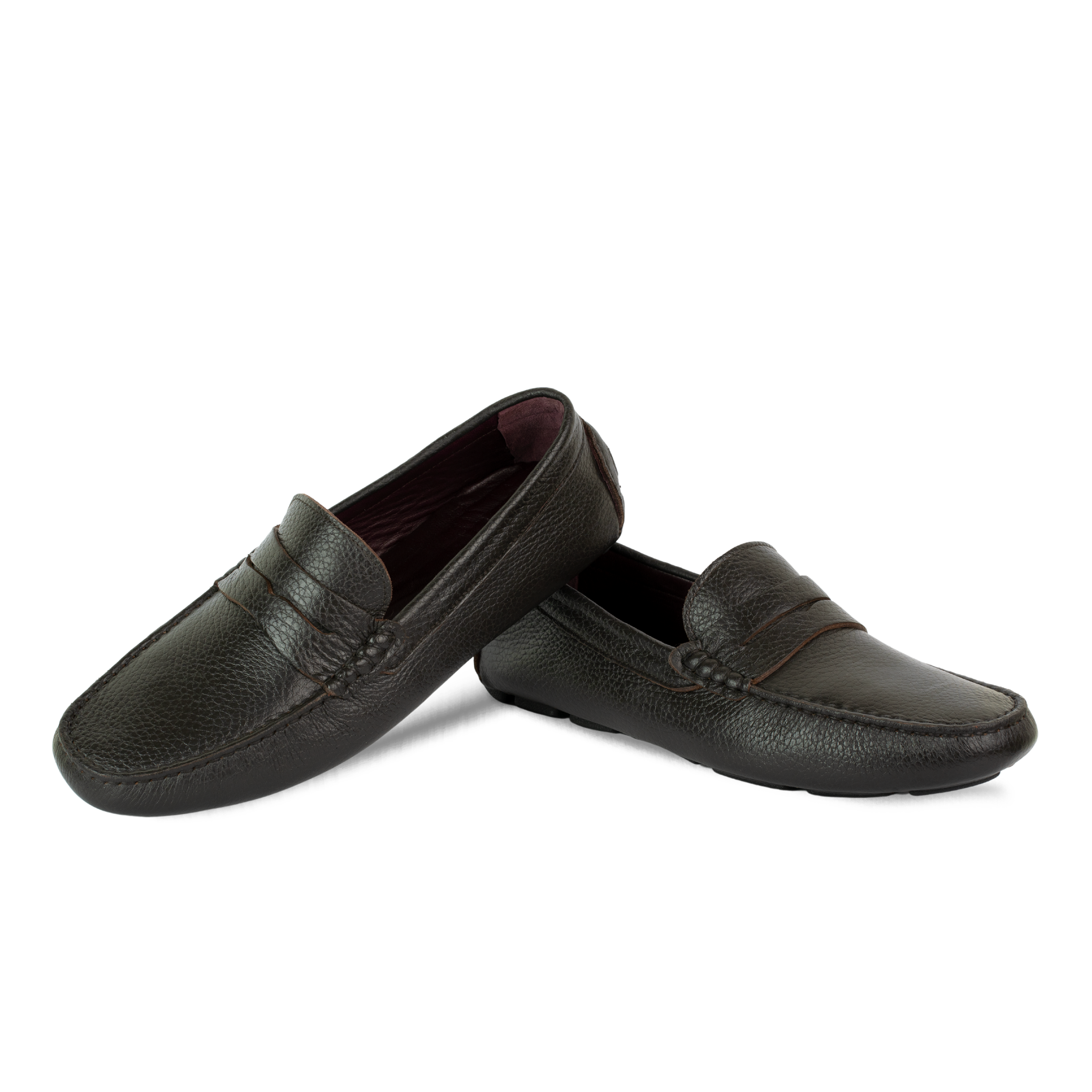 Harvey : Mocassin Homme - Cuir Marron