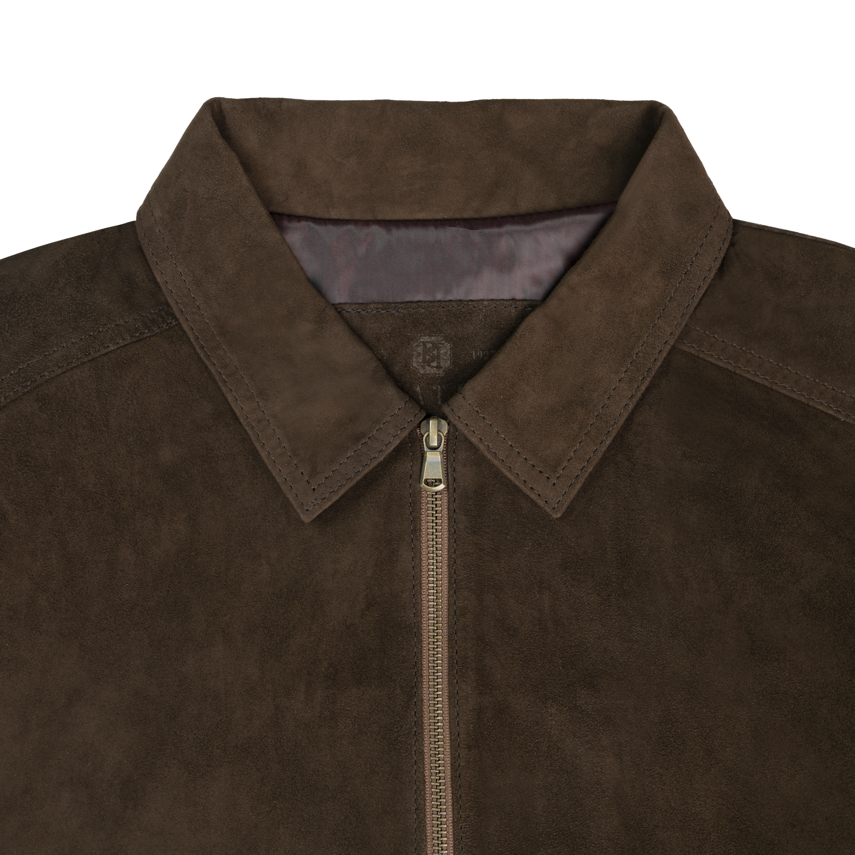Belmont: Jacket Homme - Daim Marron