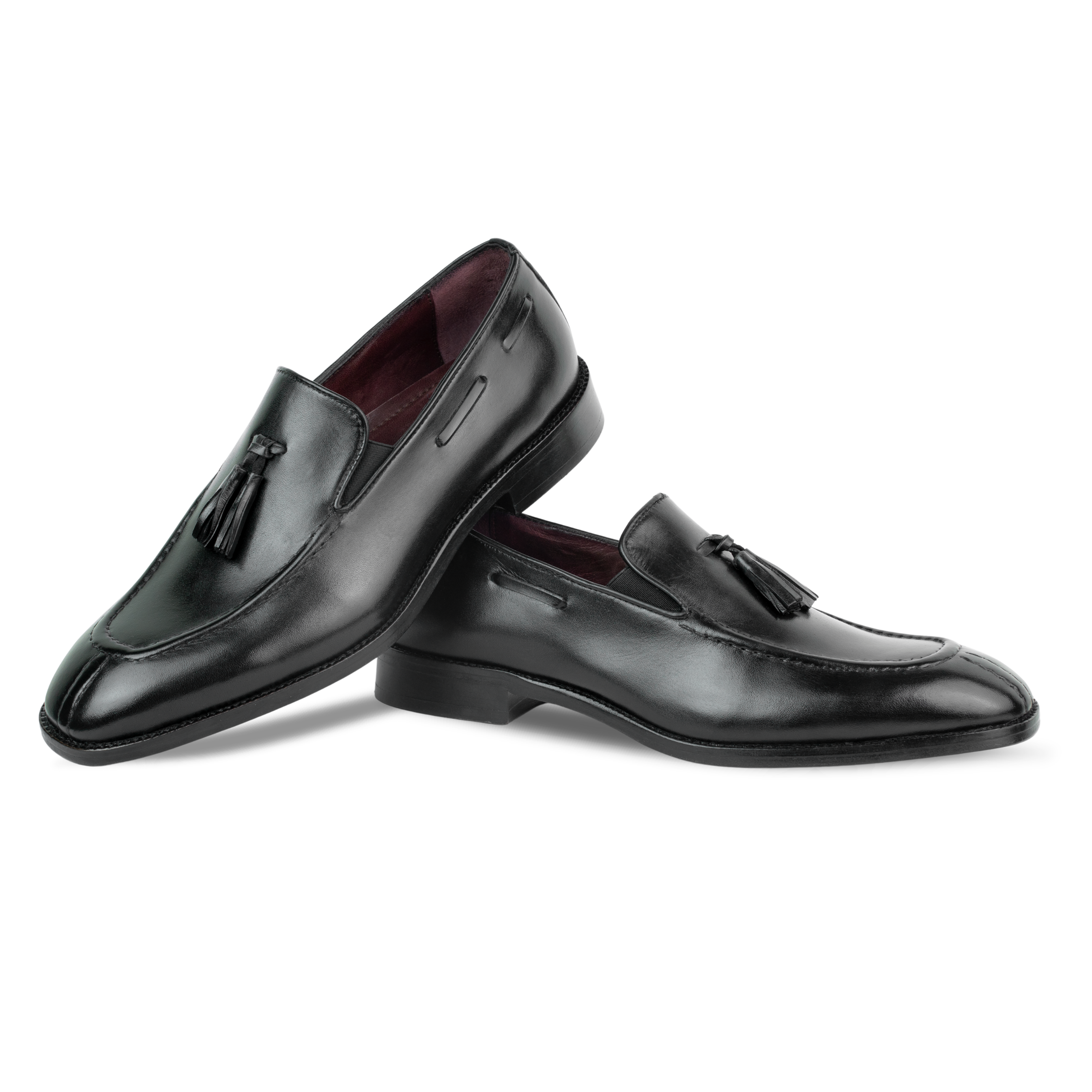 Reign: Mocassin Homme - Cuir Noir