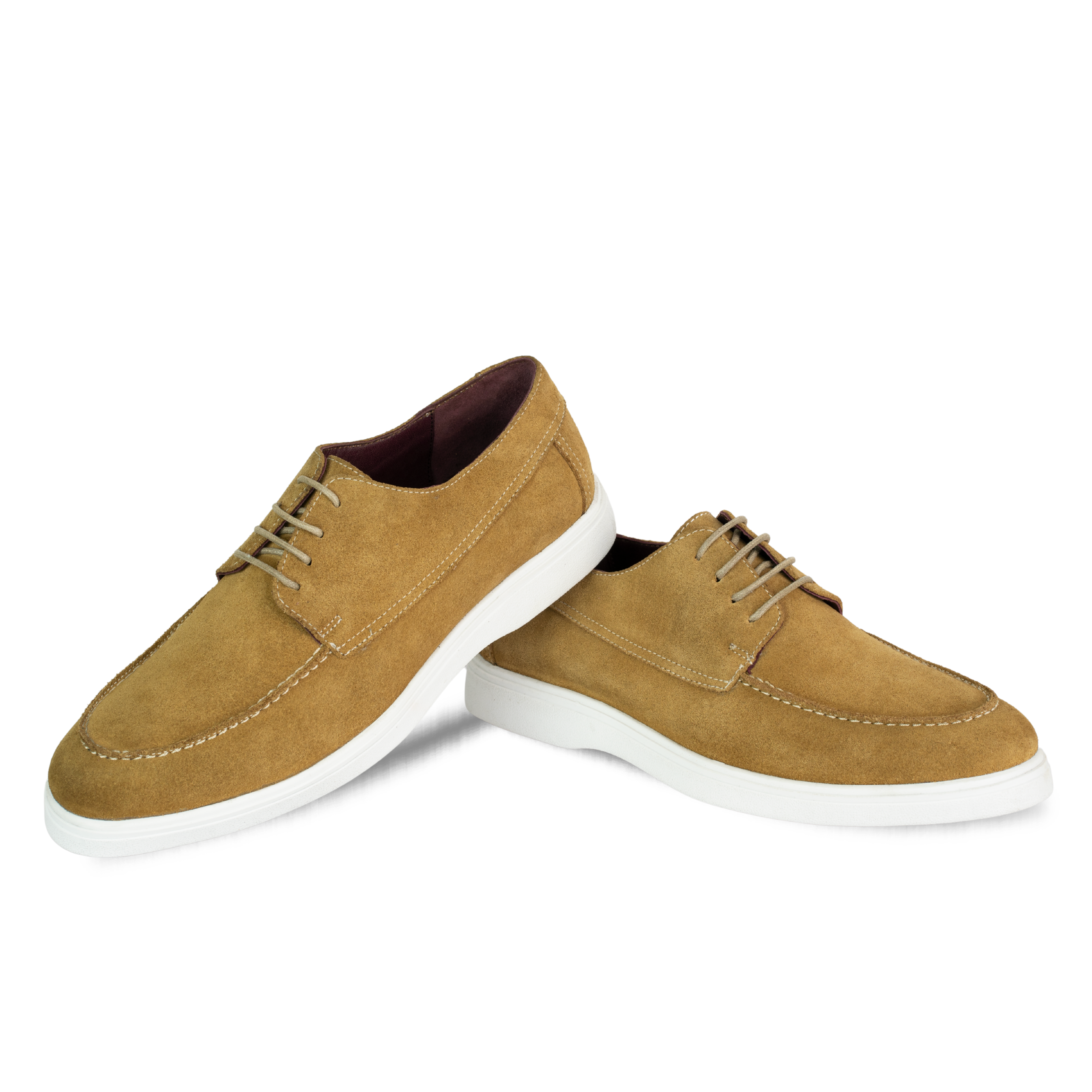 Chester: Derby Homme - Daim Tabac