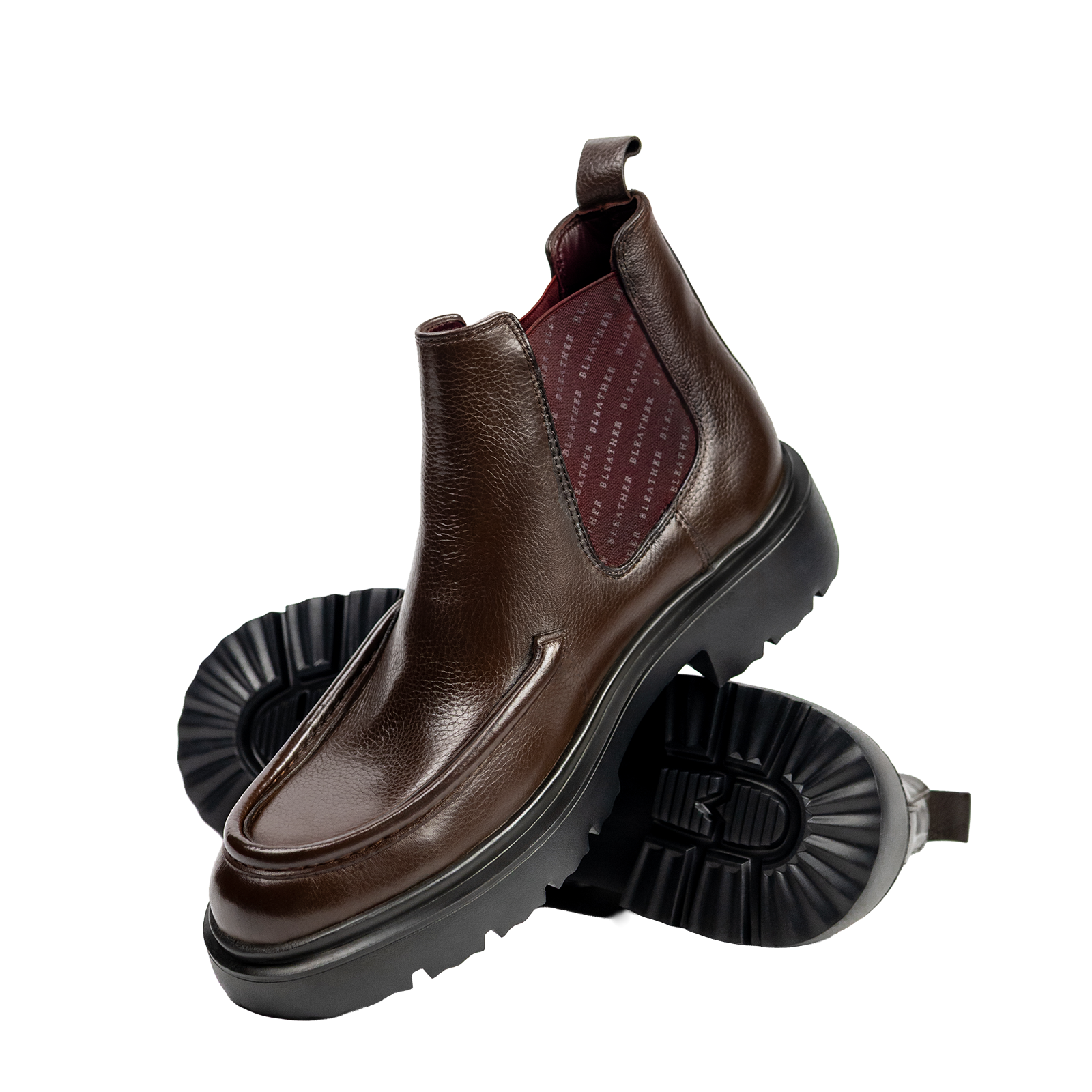 Spencer: Chelsea Boots Homme - Cuir Marron