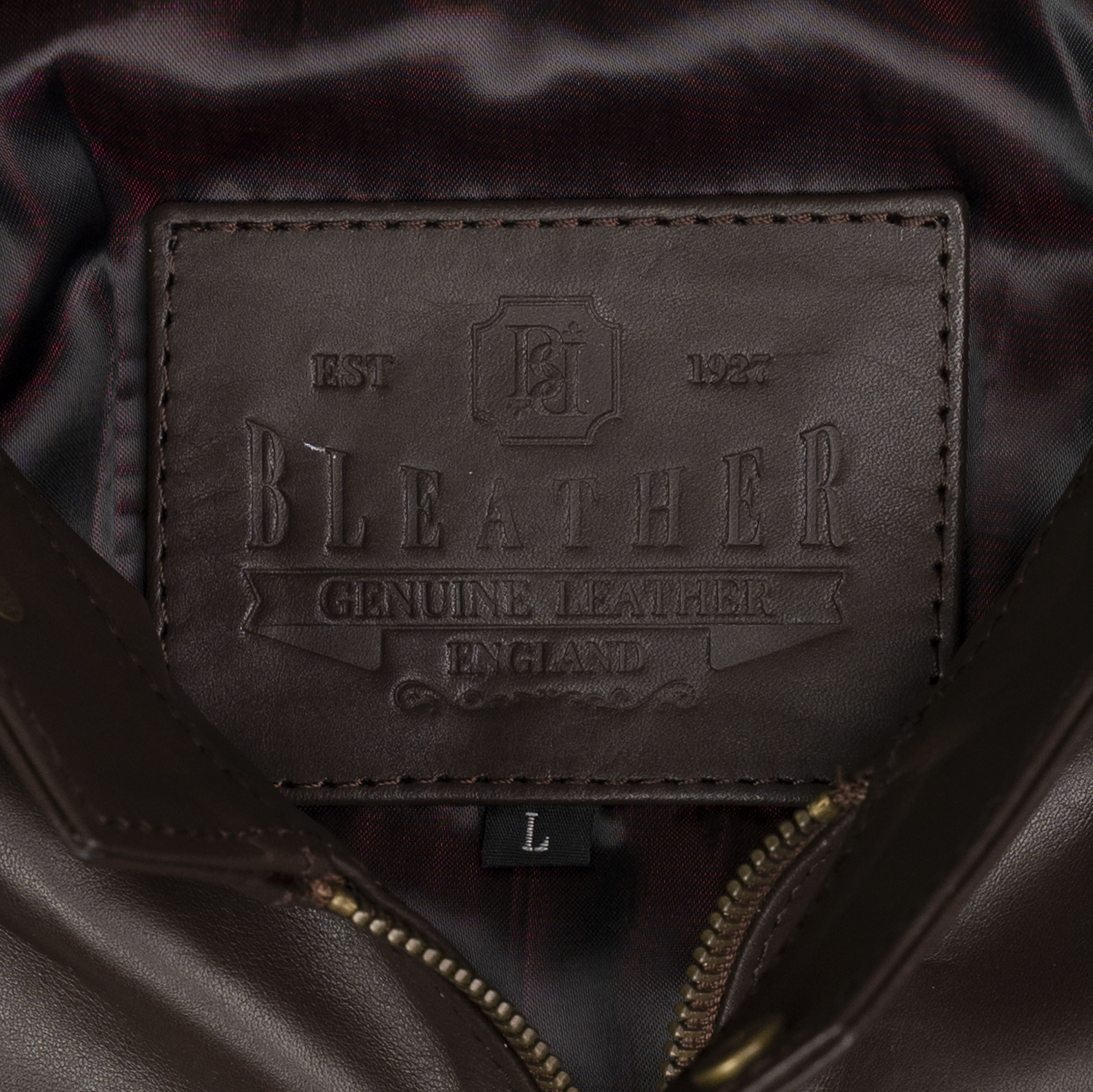 Racer: Jacket Homme - Cuir Marron Chocolat