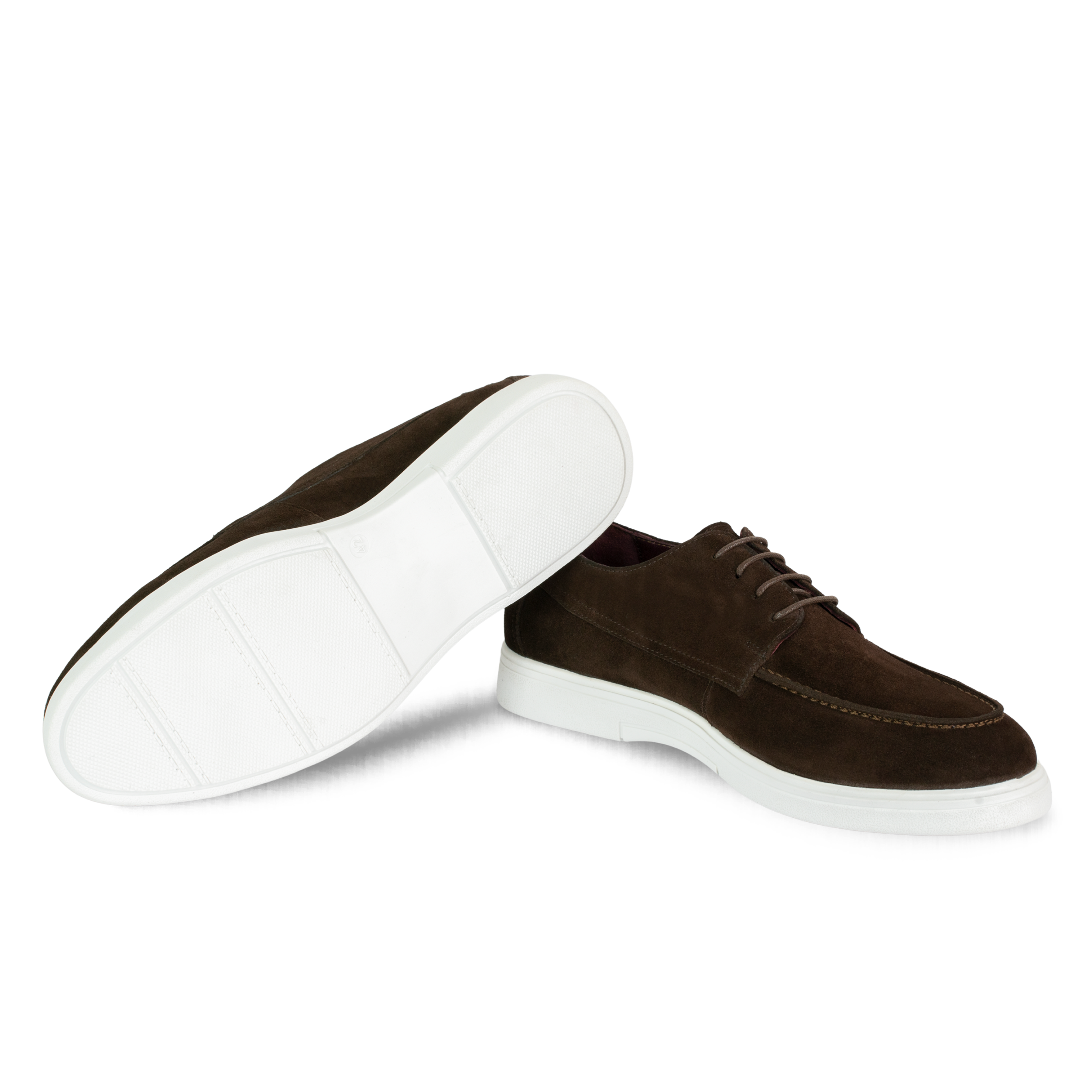 Chester: Derby Homme - Daim Marron
