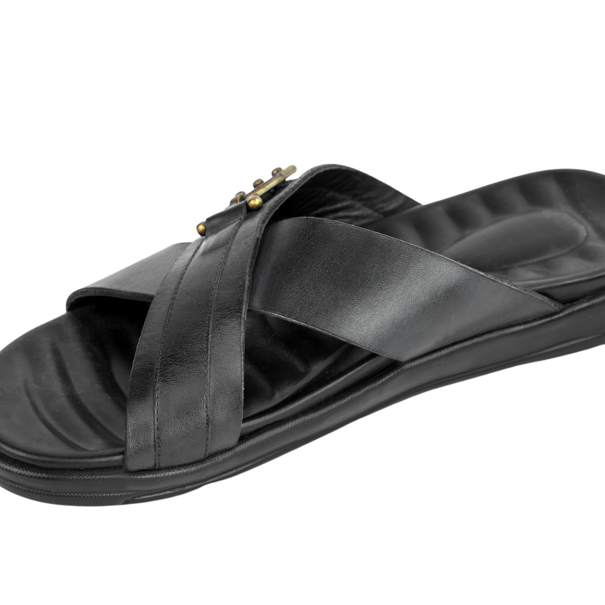 Oasis: Sandales Homme - Cuir Bordeaux
