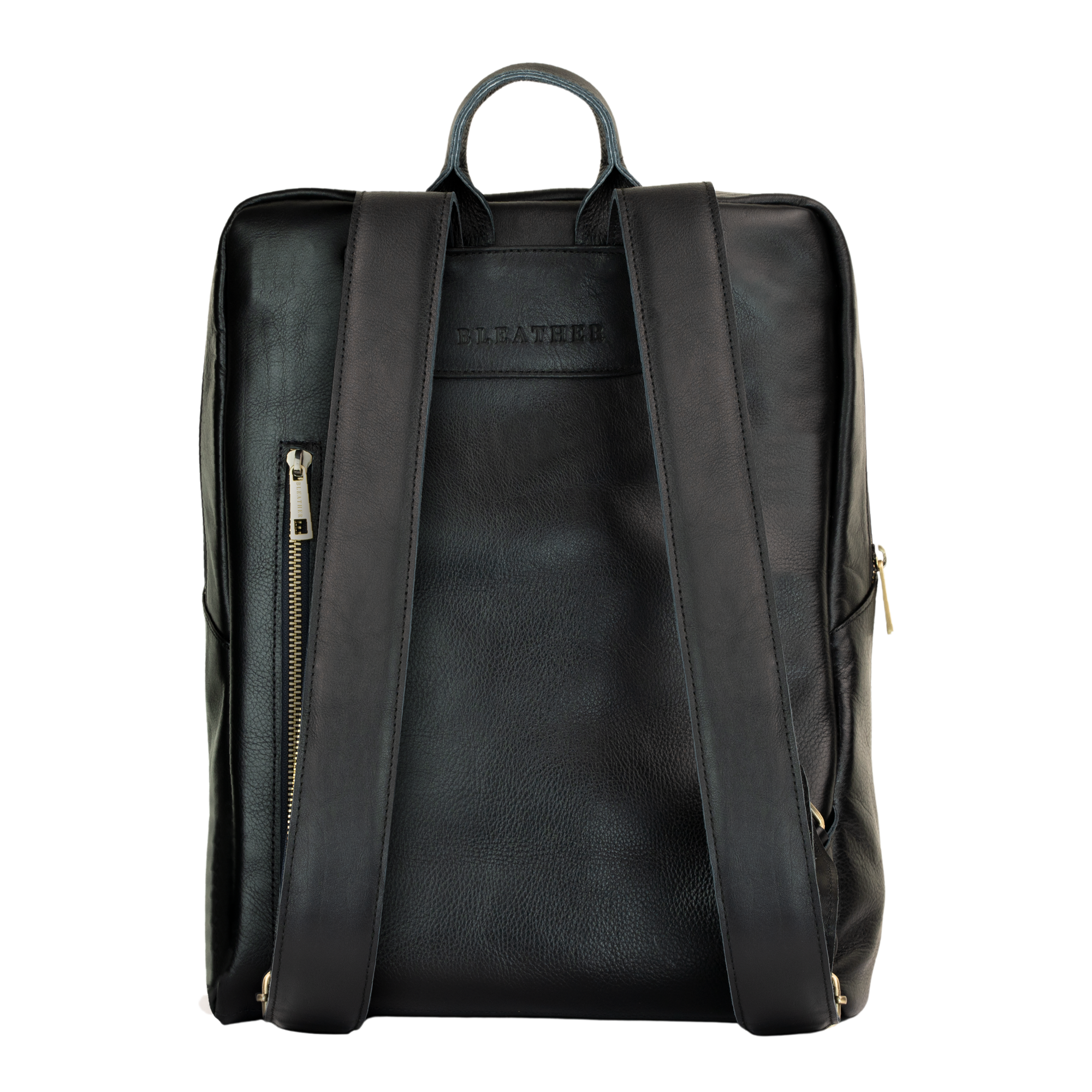 Atlas: Sac à dos - Cuir Noir