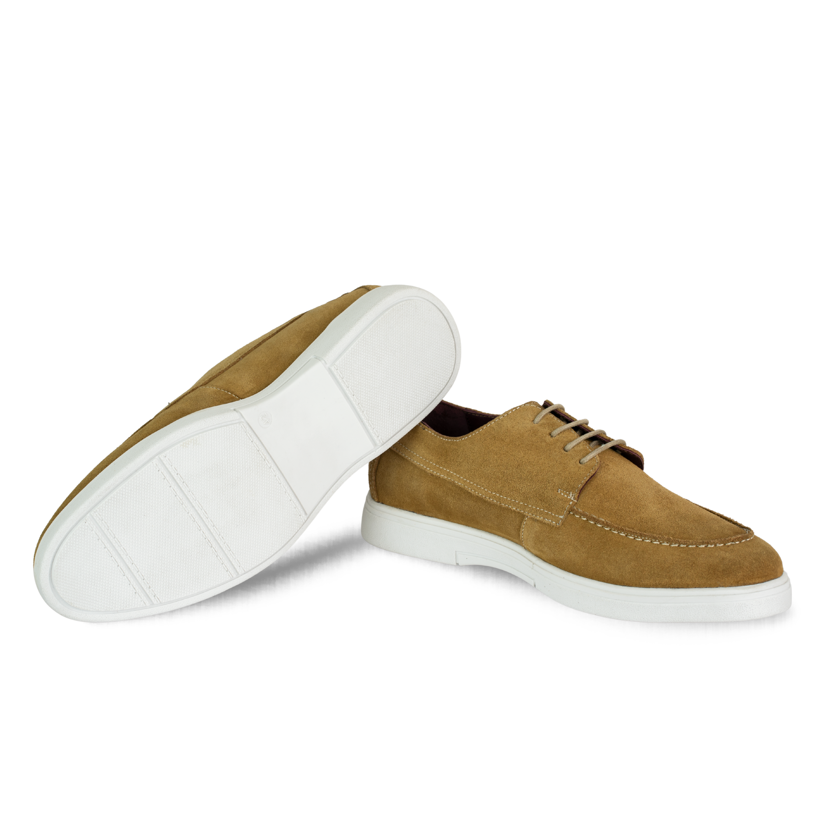 Chester: Derby Homme - Daim Tabac