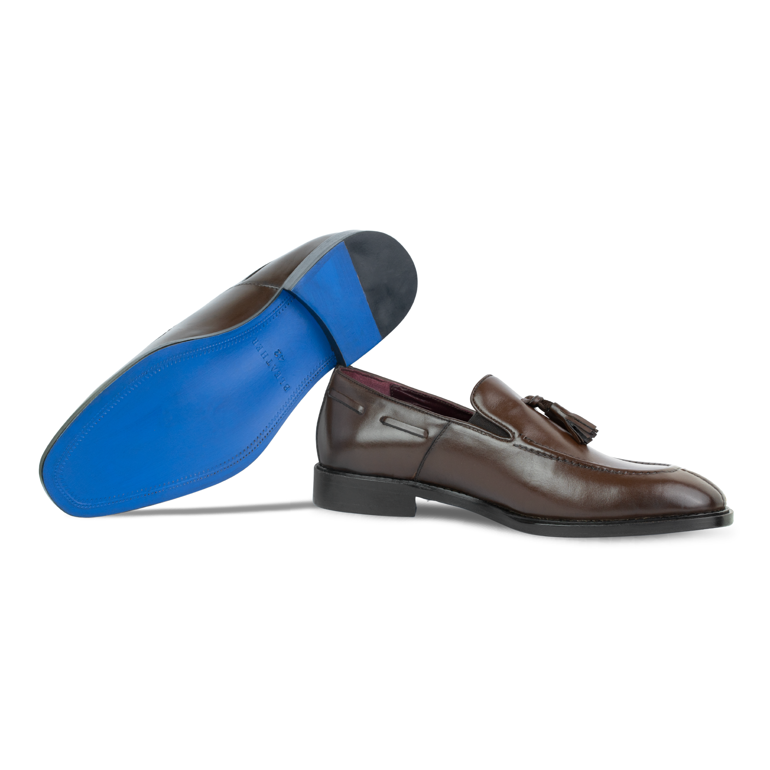 Reign: Mocassin Homme - Cuir Marron