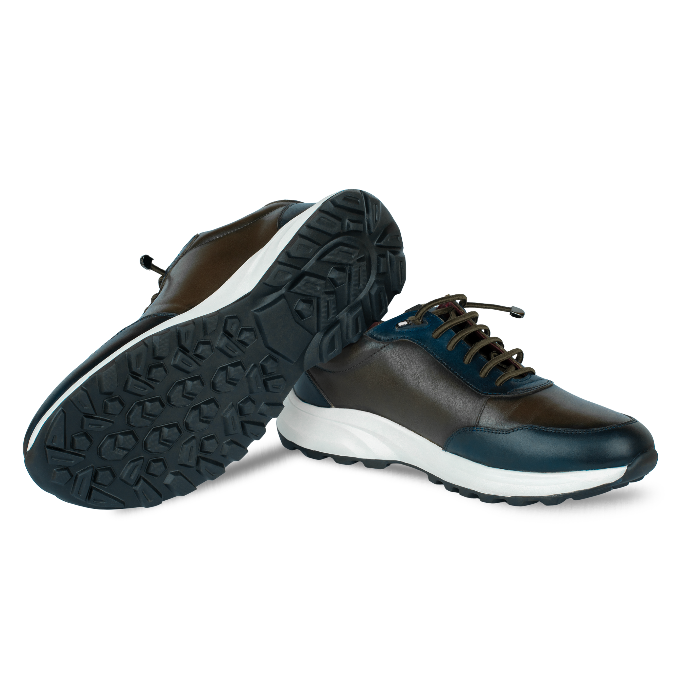 Falkner : Sneakers Homme - Cuir Marron
