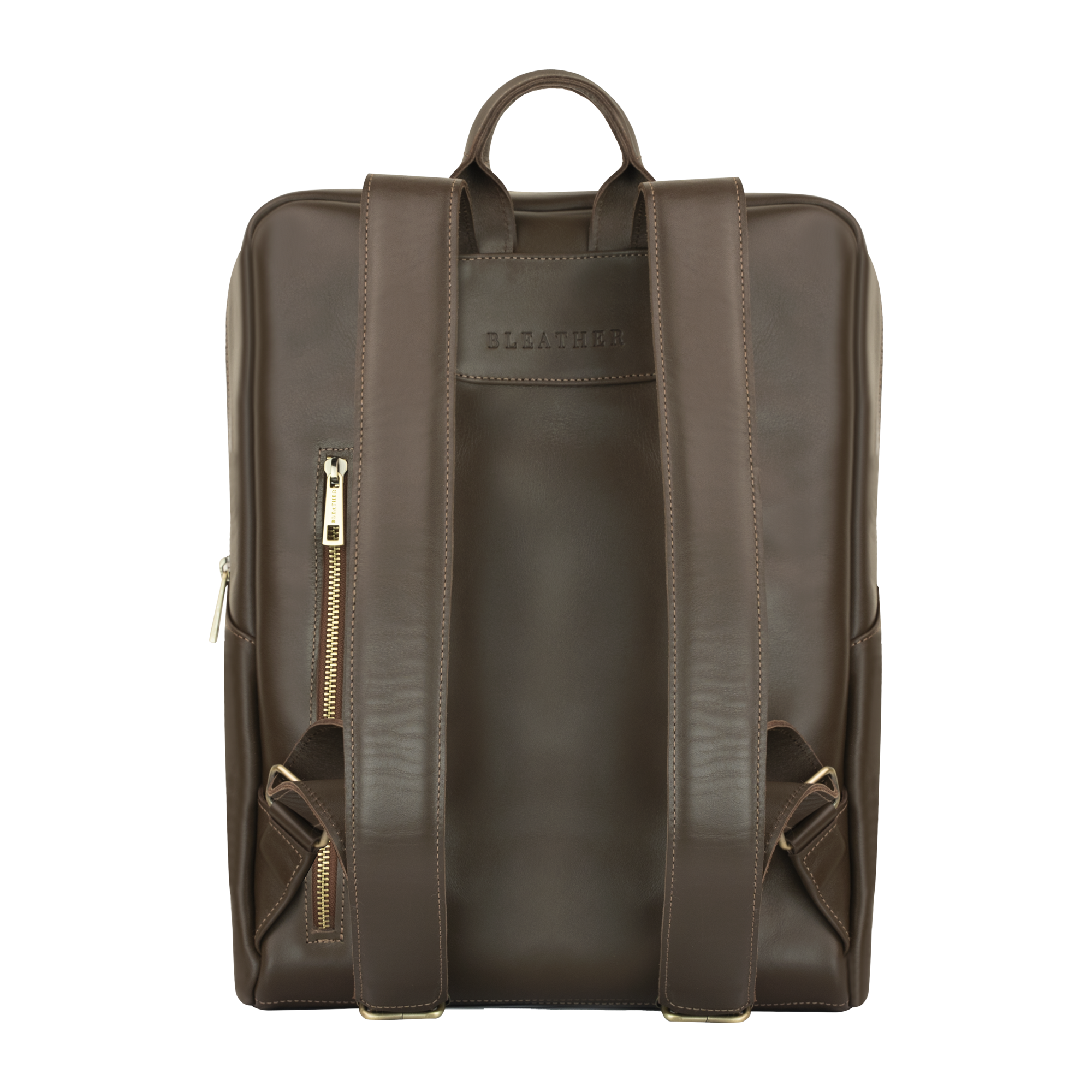 Atlas: Sac à dos - Cuir Marron