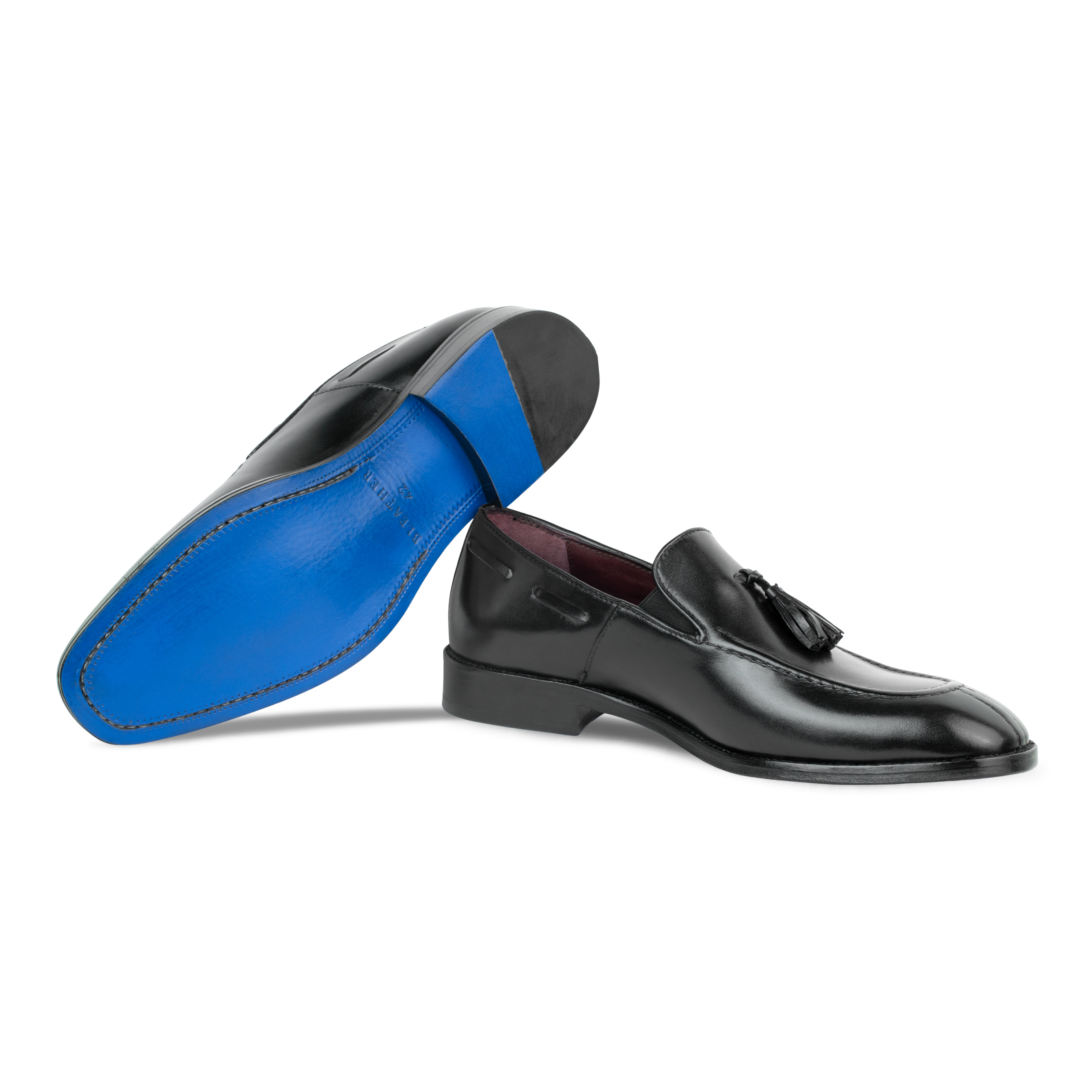 Reign: Mocassin Homme - Cuir Noir