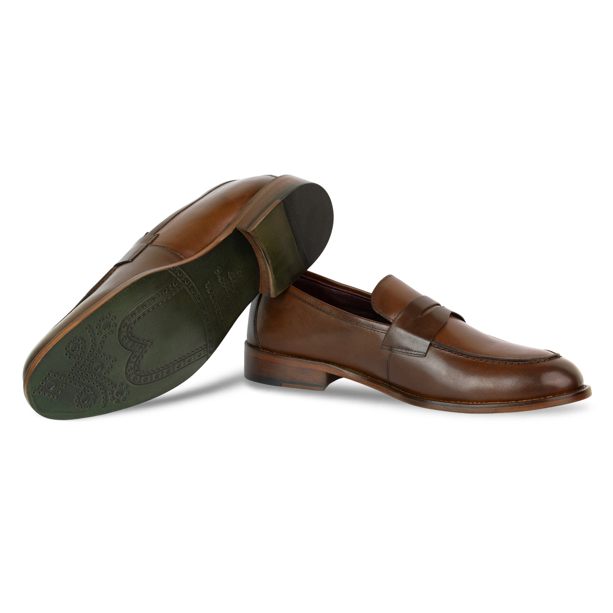 Andrew: Mocassin Homme - Cuir Marron
