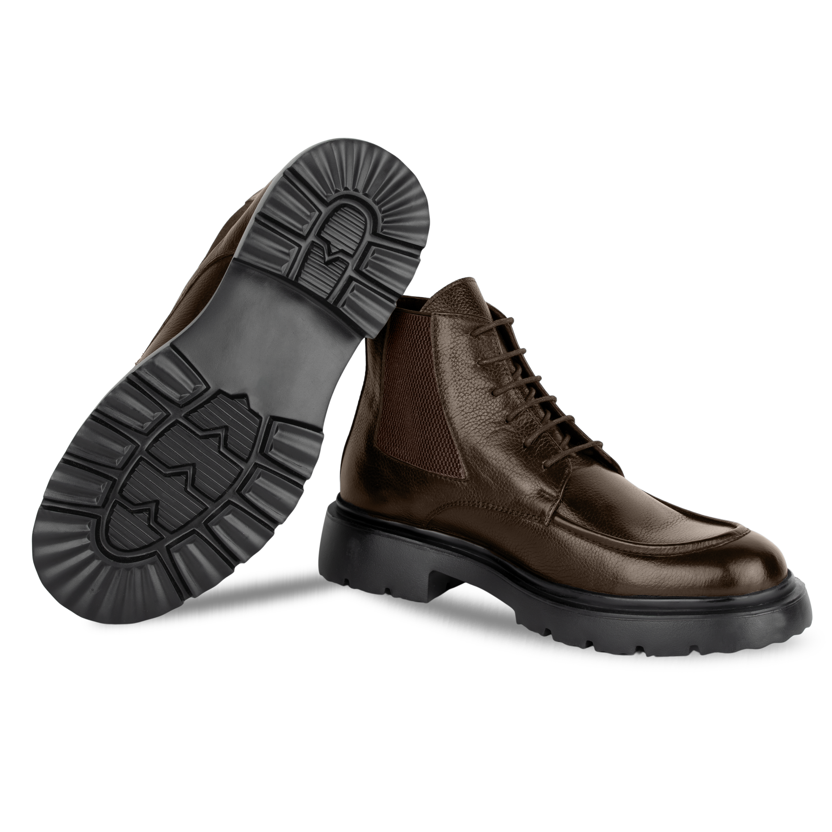 Owen: Bottes Homme - Cuir Marron