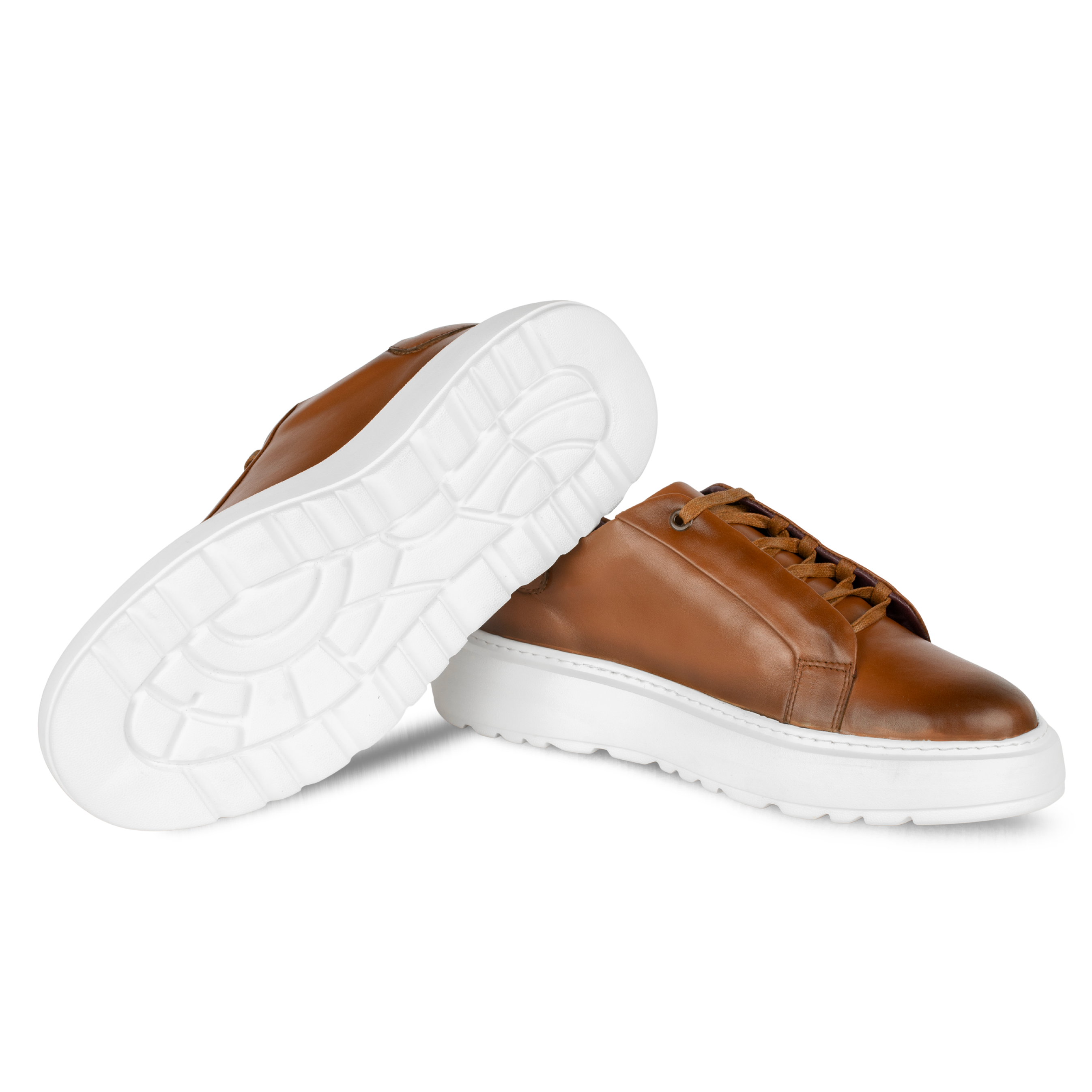 Lord : Sneakers Homme - Cuir Cognac