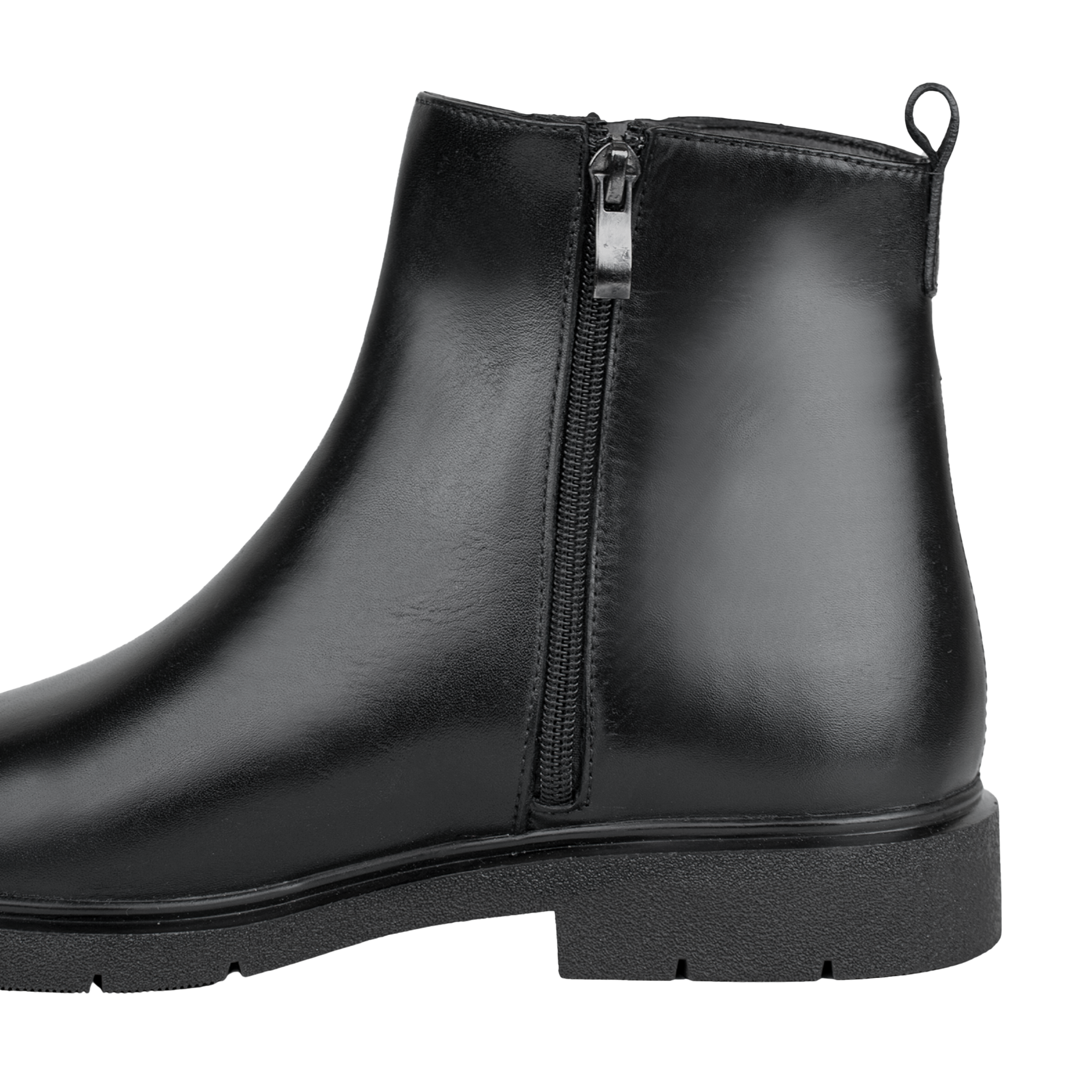 Ralph: Boots Homme - Cuir Noir